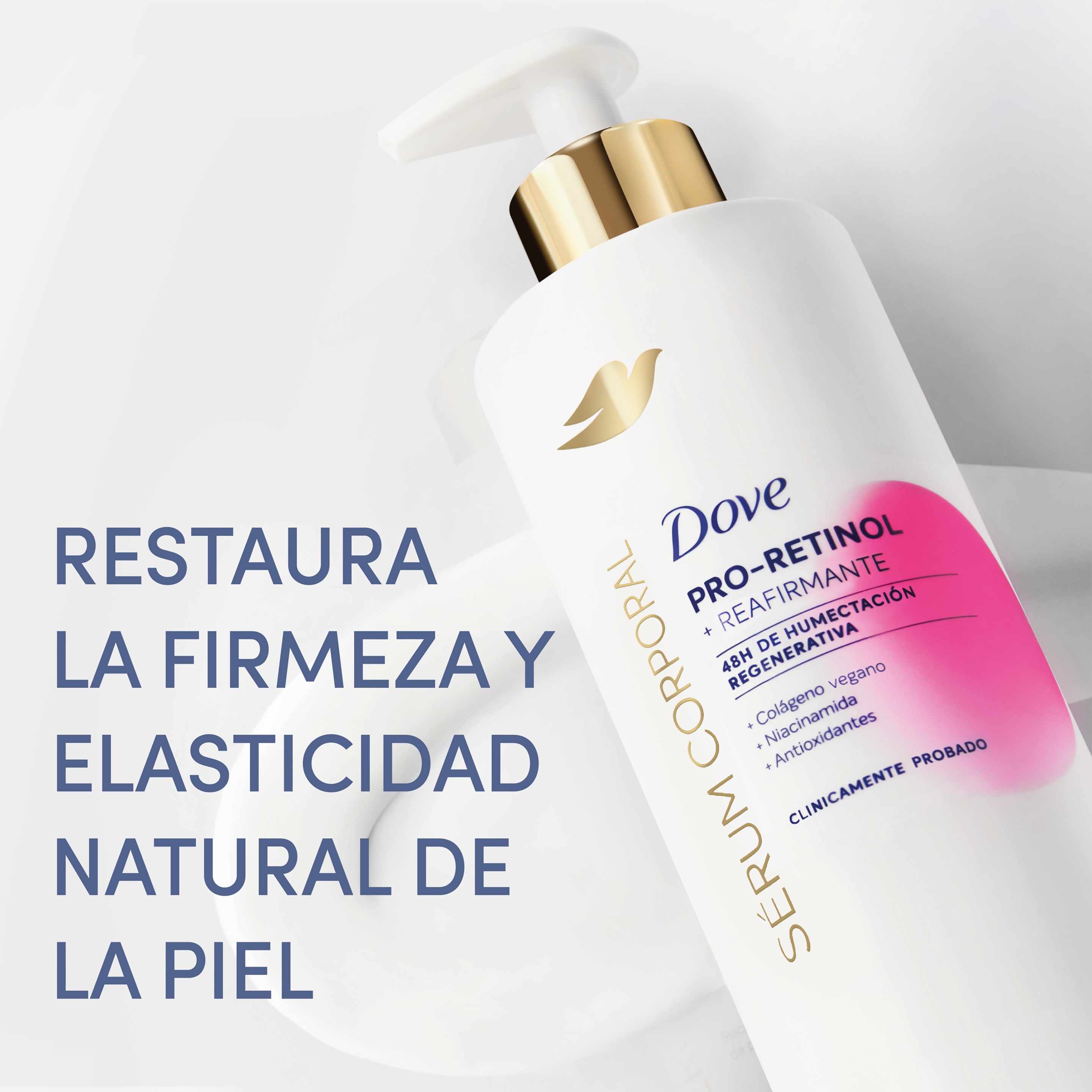 Restaura la firmeza y elasticidad natural de la piel