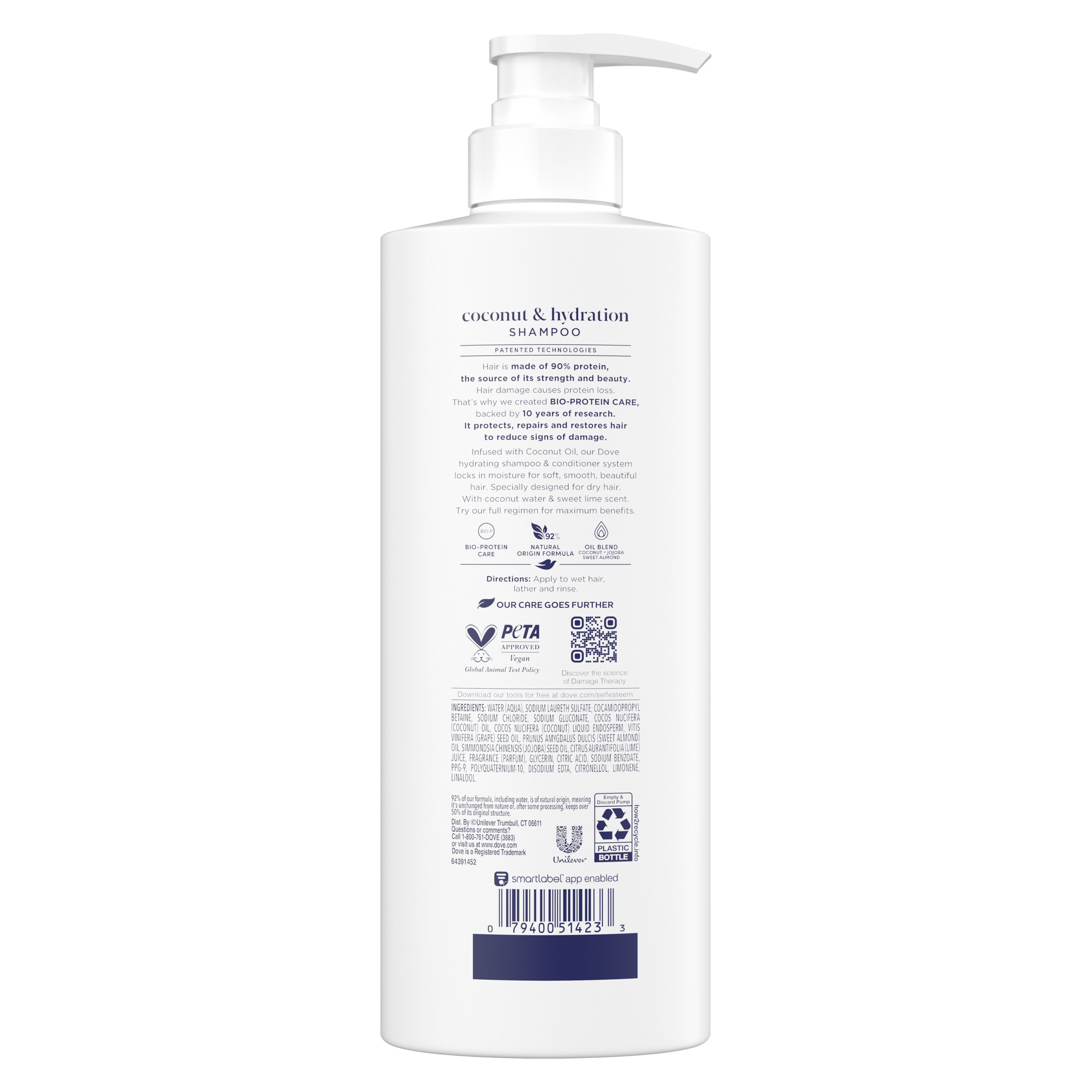 Dove Damage Therapy Coconut & Hydration Shampoo