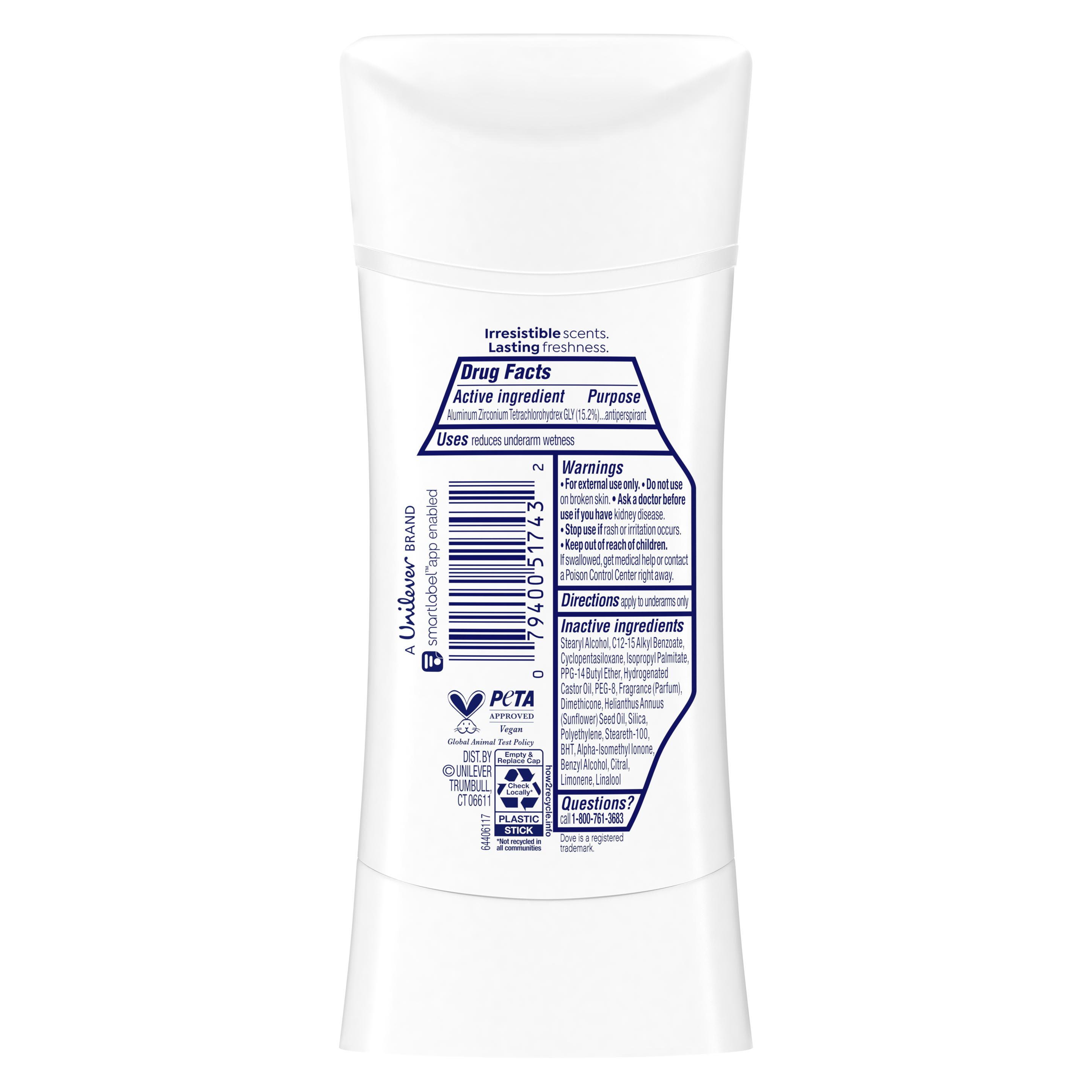 Dove Antiperspirant Stick Peppermint Bark