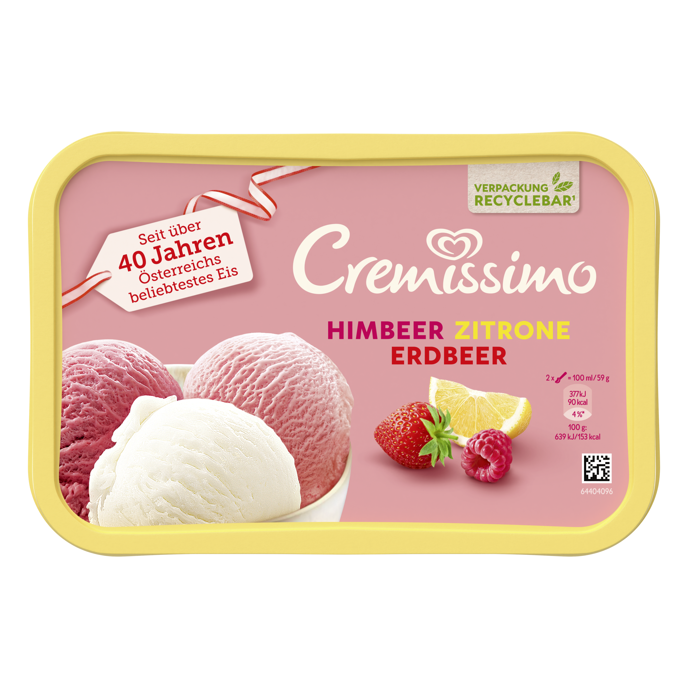 Cremissimo Himbeer Zitrone Erdbeer