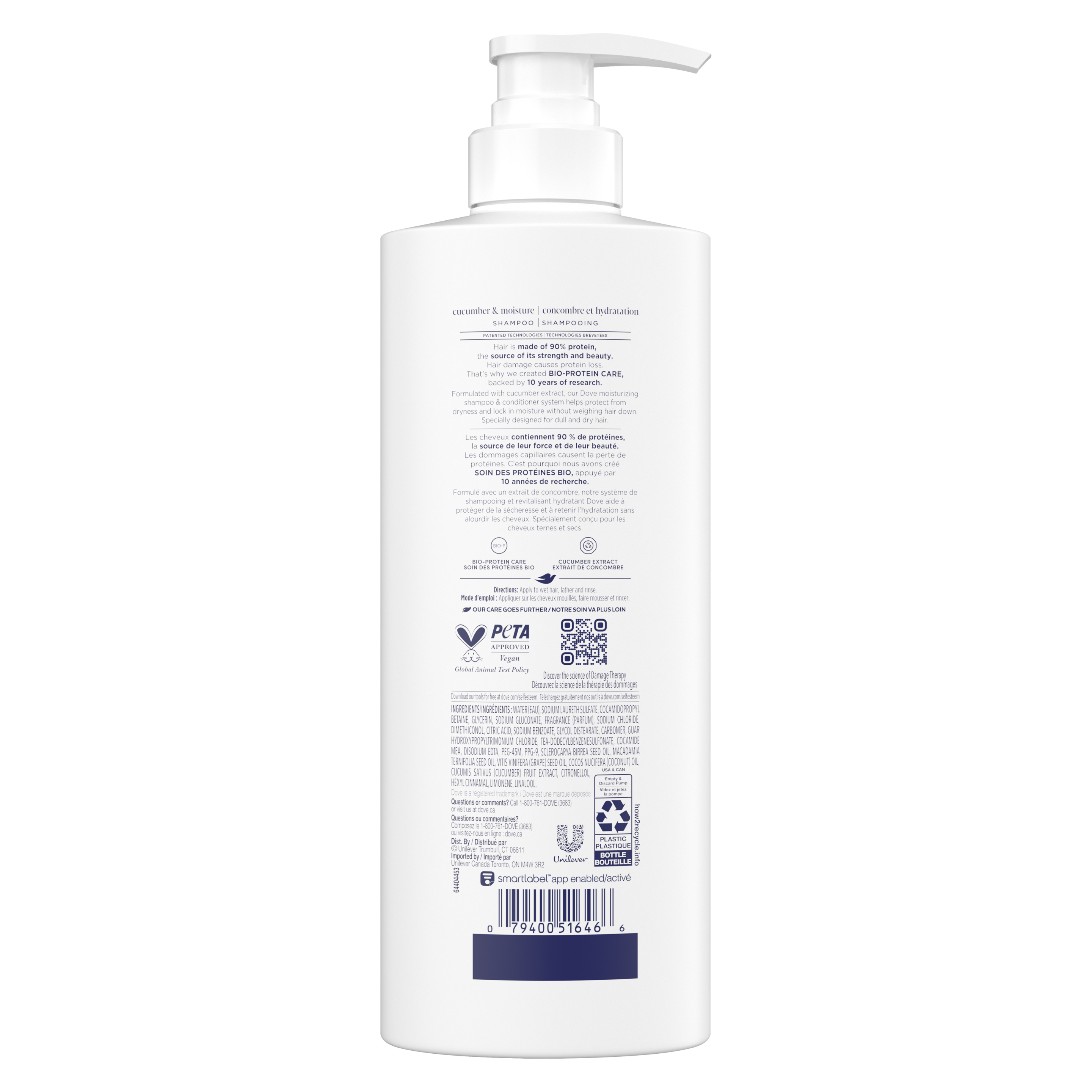 Dove Damage Therapy Cucumber Moisture Shampoo