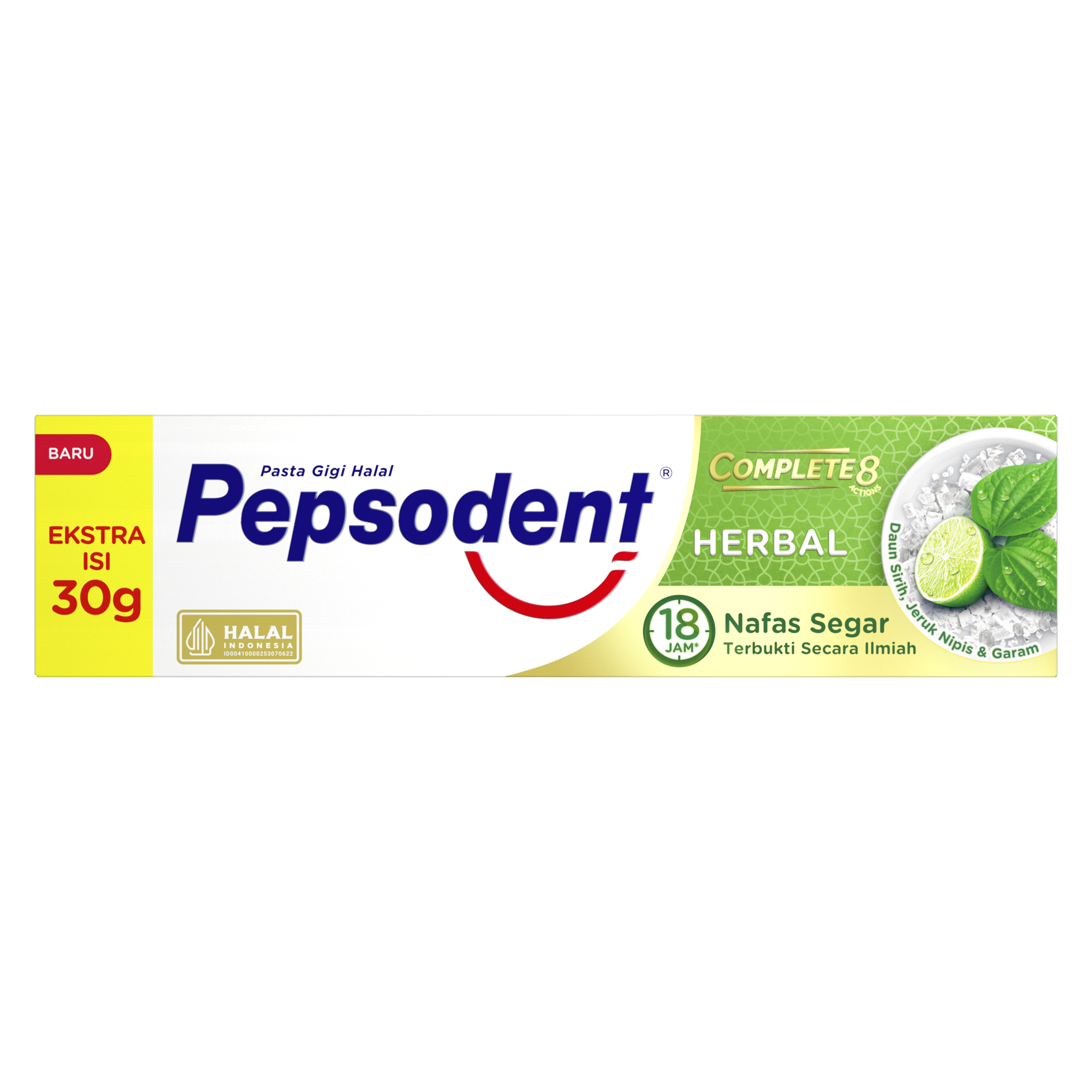 Pasta Gigi Pepsodent Complete 8 Herbal 150G