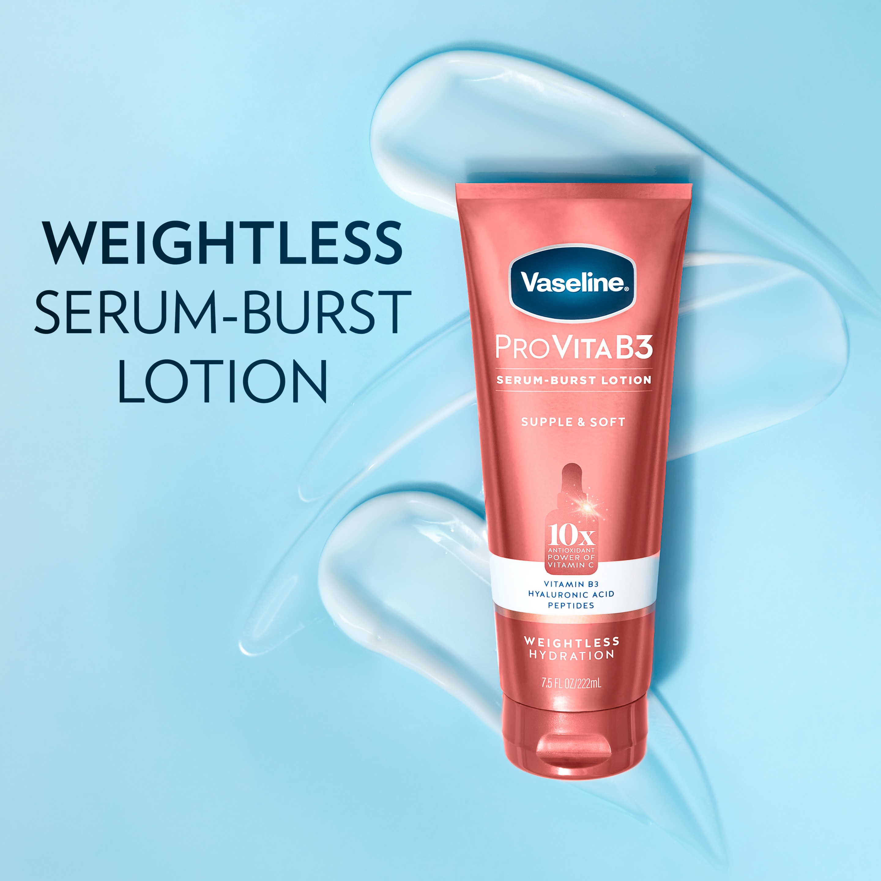 Vaseline® Supple & Soft Pro VitaB3 texture