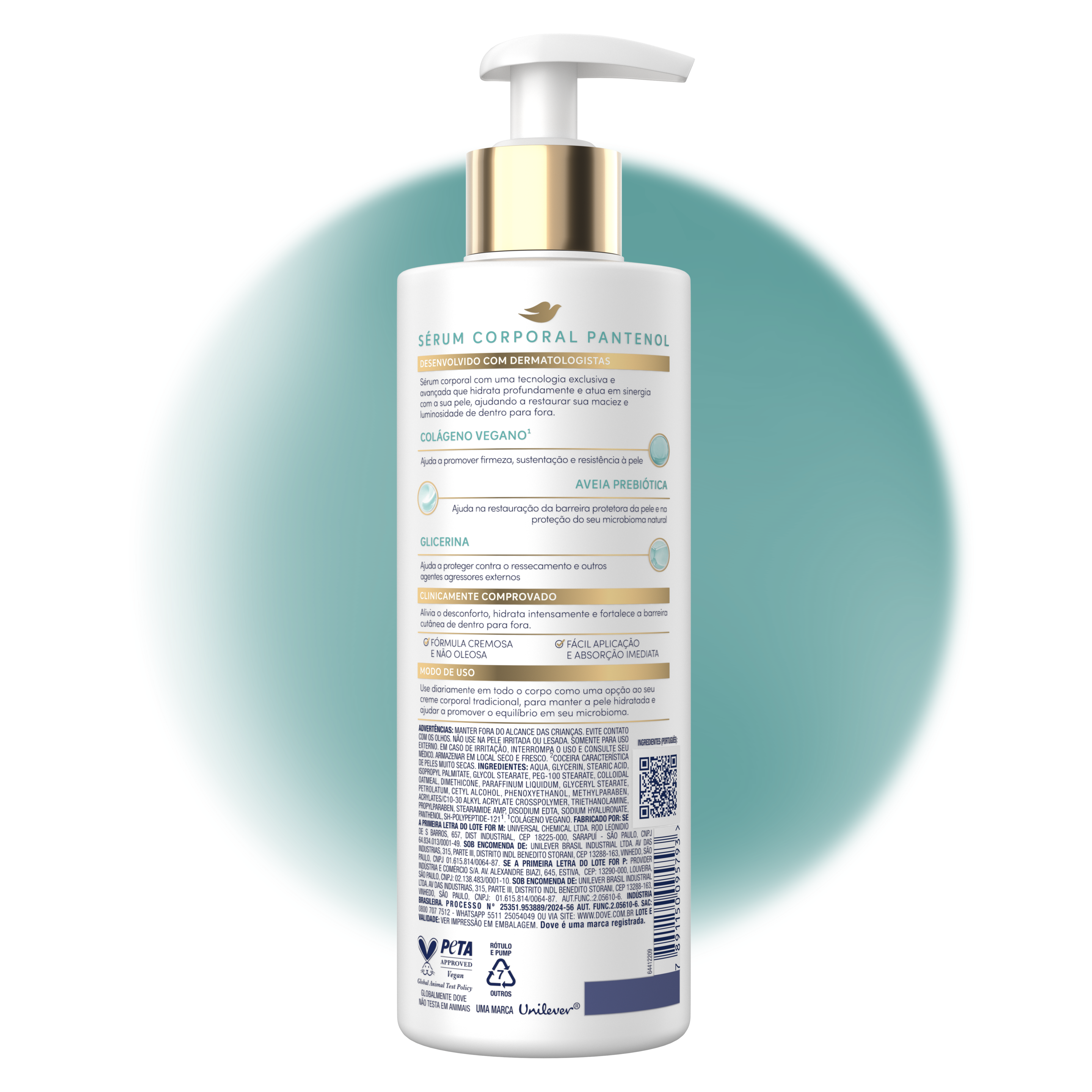 Sérum Corporal com Pantenol Dove