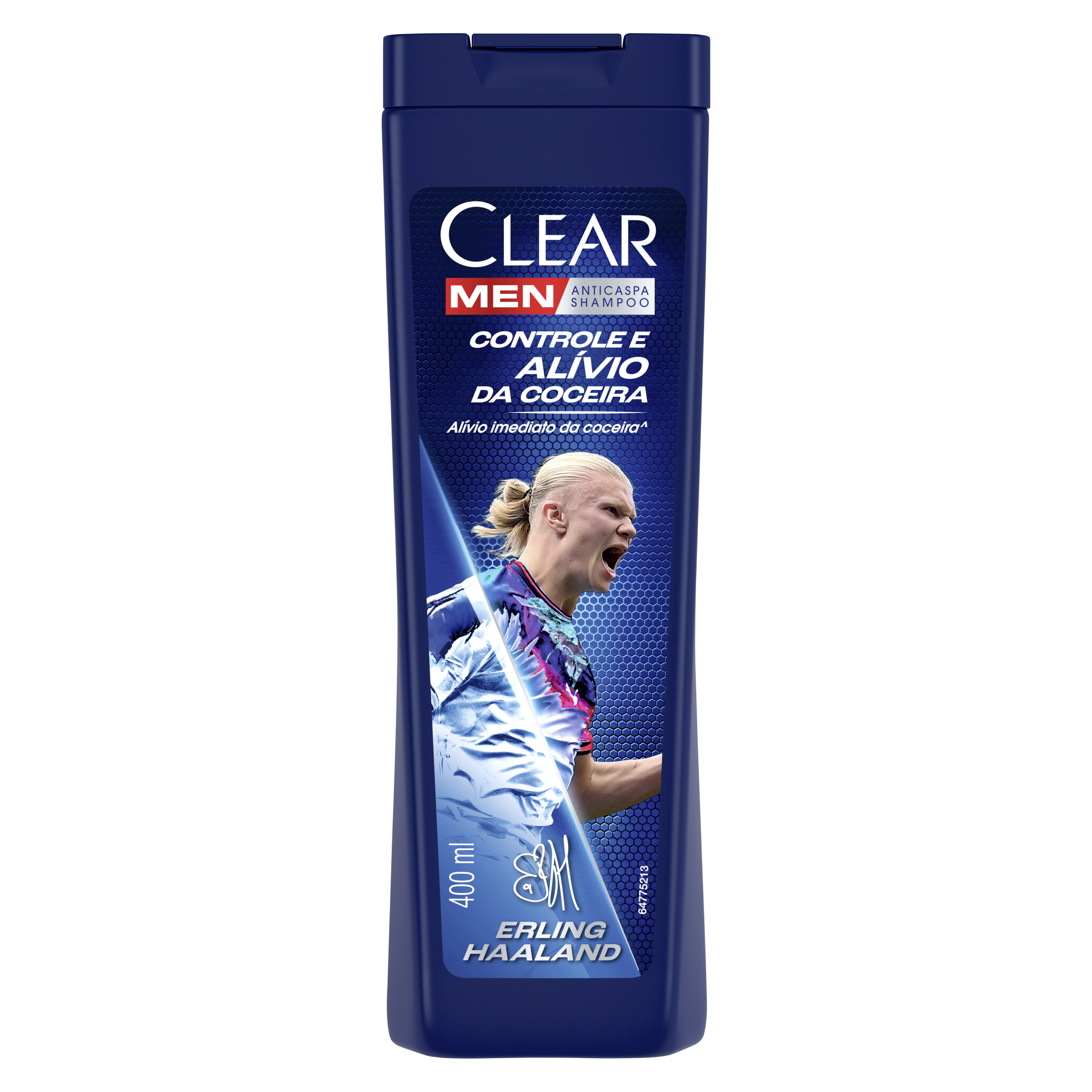 imagem de frente embalagem Shampoo Anticaspa Controle e Alívio da Coceira 400ml packshot