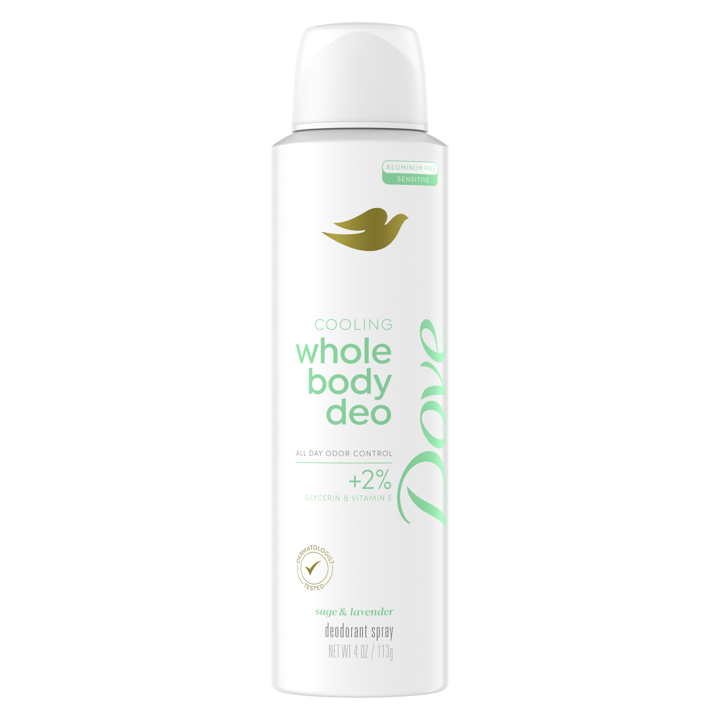 Dove Whole Body Deo Sage & Lavender Cooling Spray 4 oz