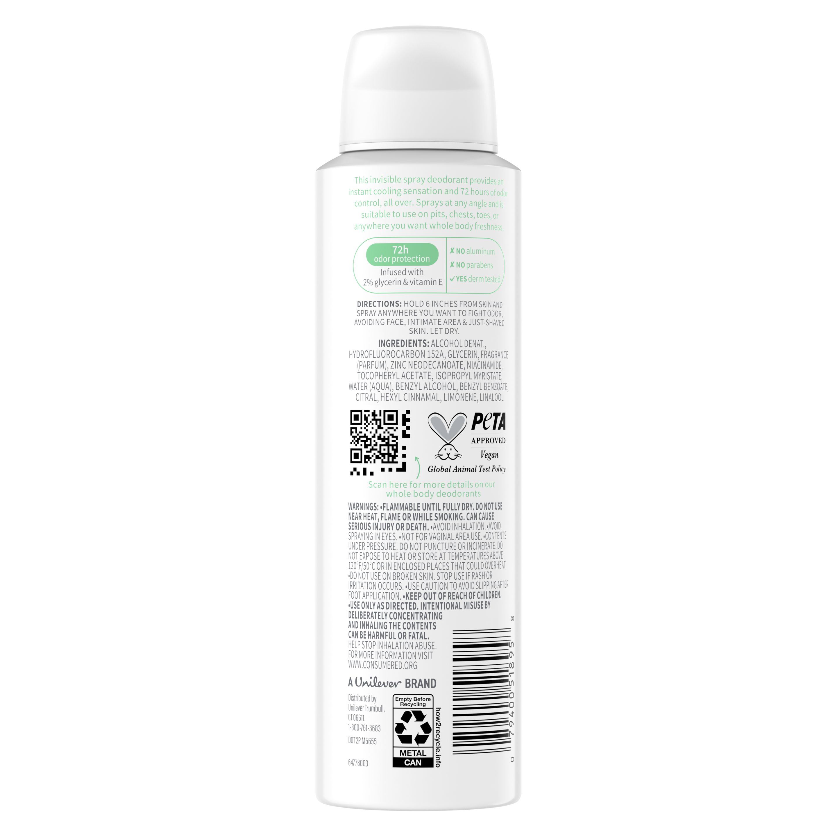 Whole Body Deo Sage & Lavender Cooling Spray