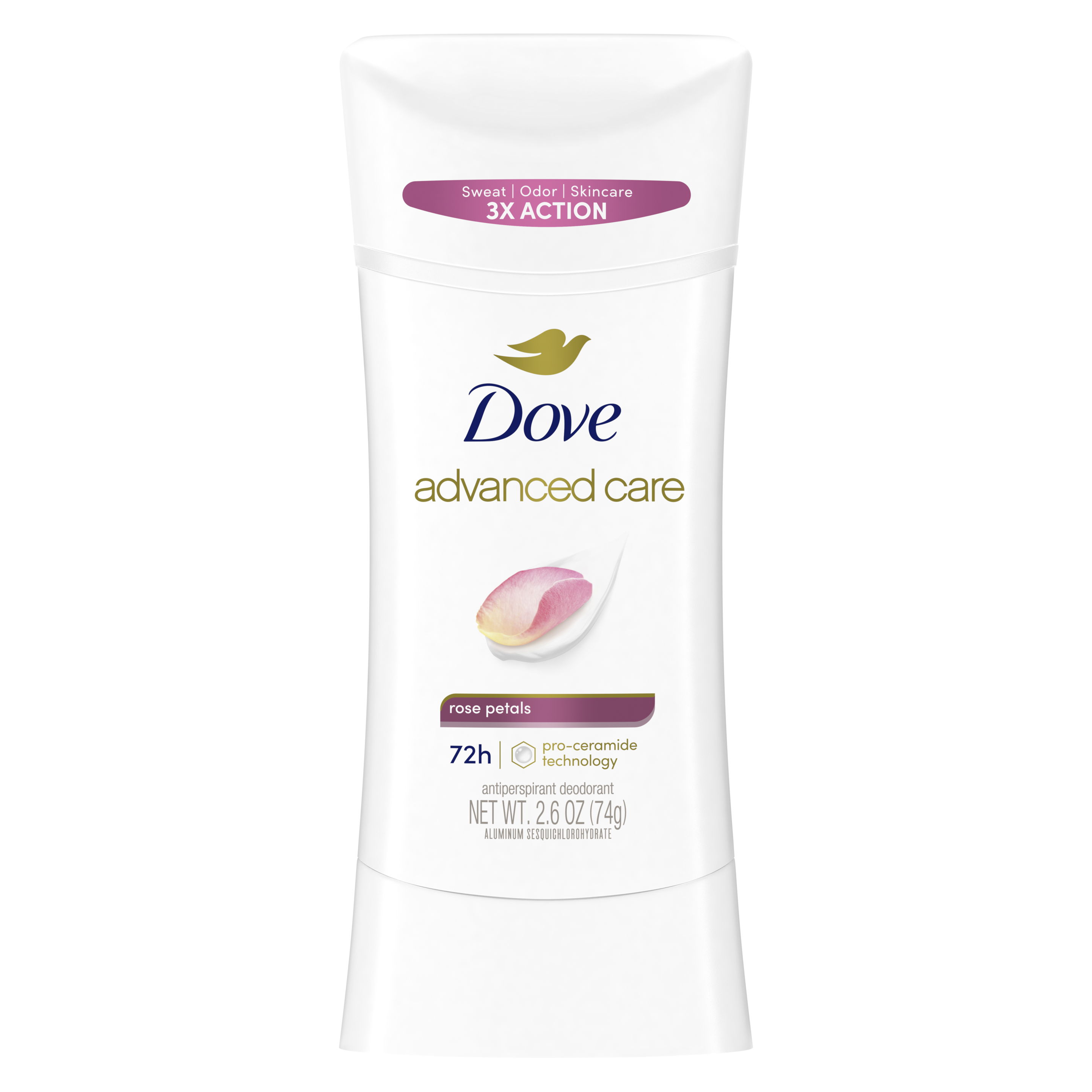 Dove Advanced Care Invisible Antiperspirant Deodorant Clear Finish Twin Pack 2.6 oz