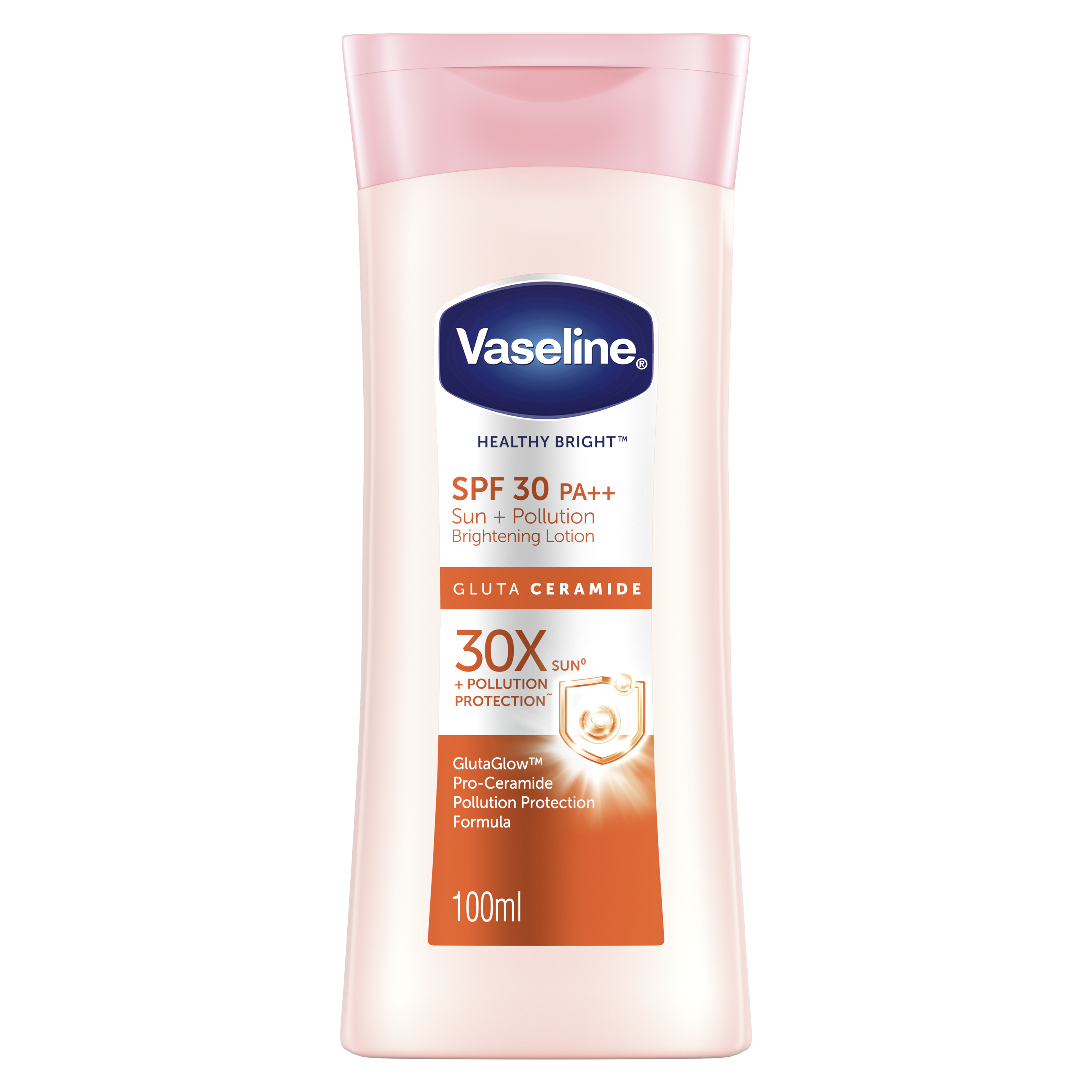 Vaseline Healthy Bright SPF 30+ 100ml FOP Pack packshot