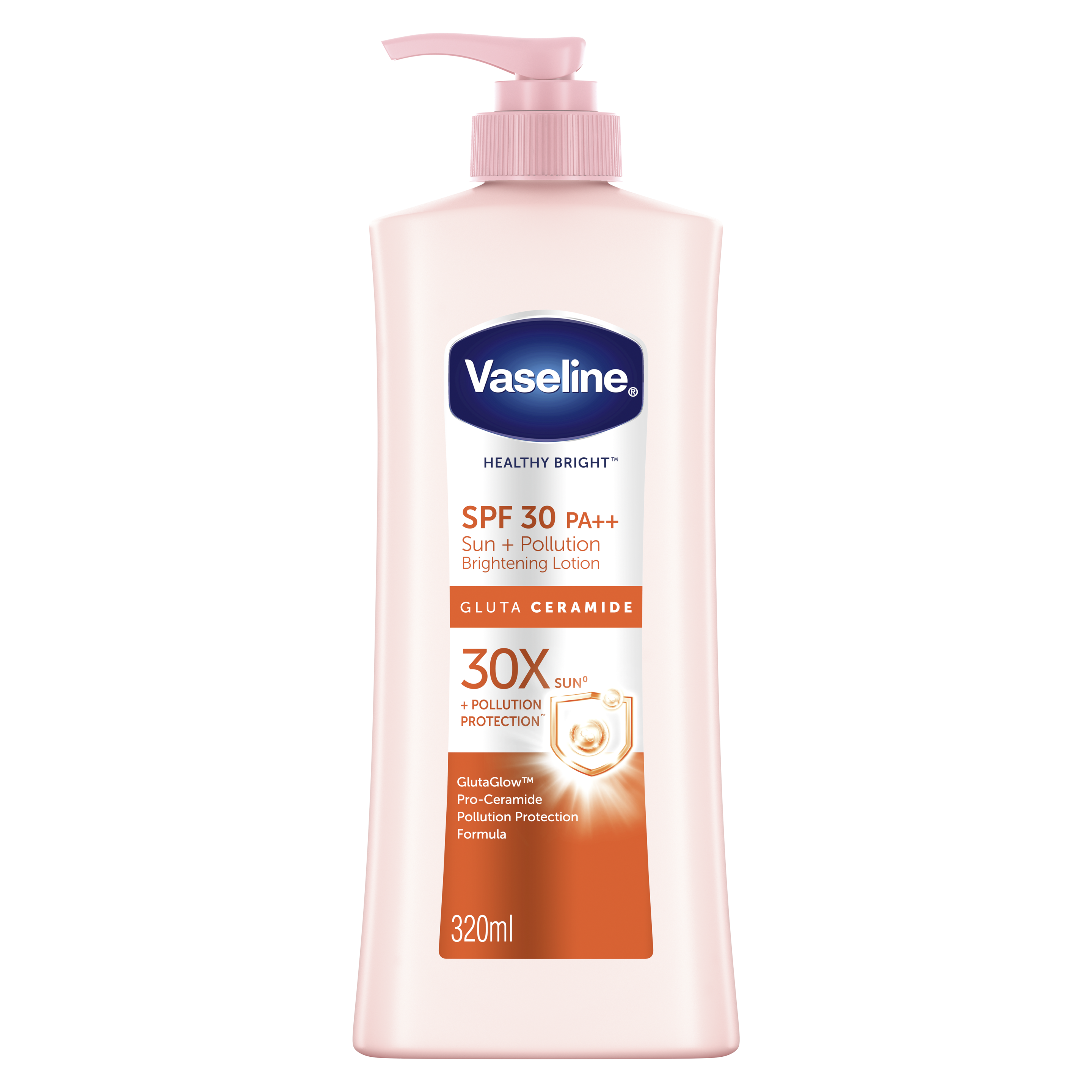 Vaseline Healthy Bright SPF 30+ 320ml FOP Pack