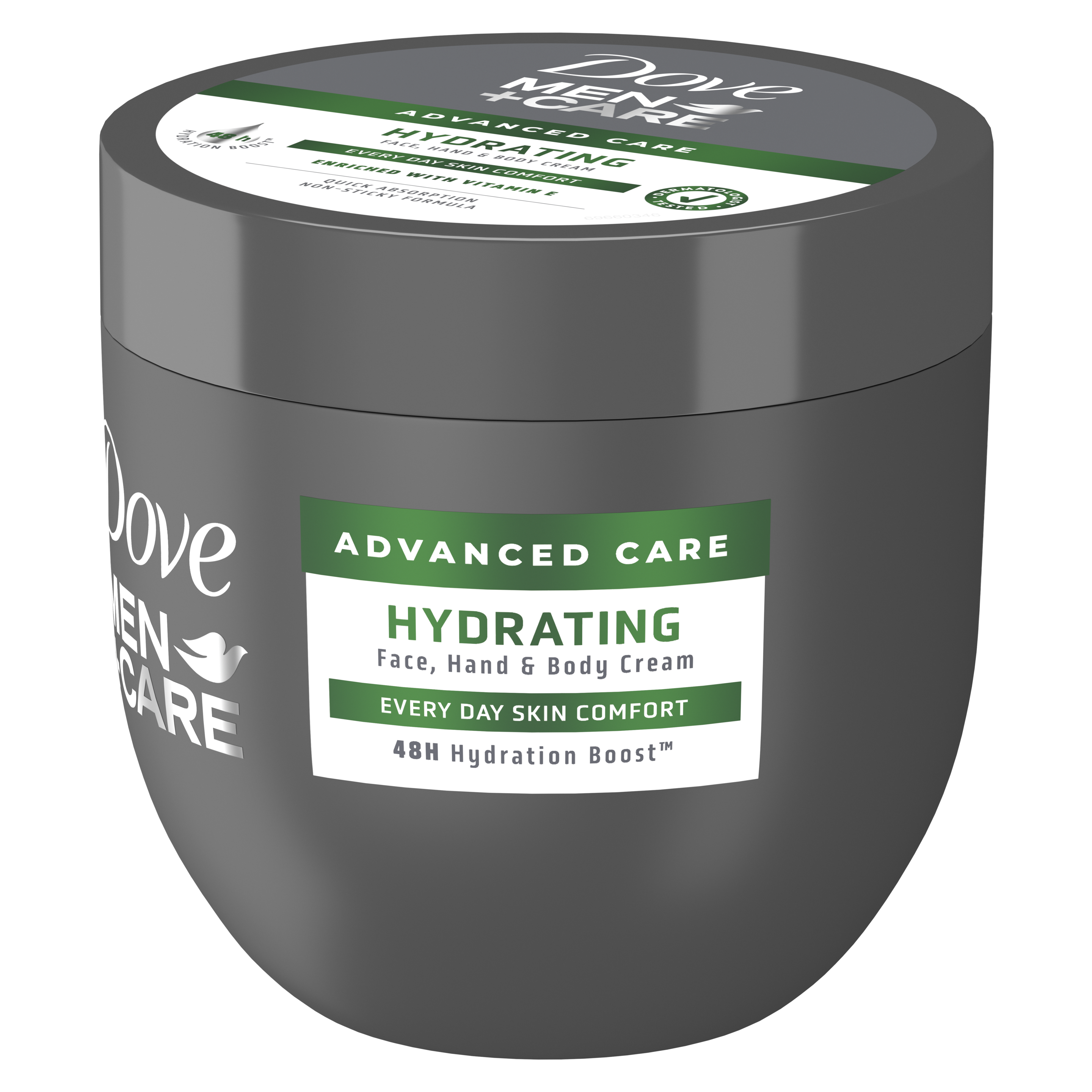 Dove Men+Care Advanced Care Hydrating  Face, Hand and Body Cream  400ml packshot