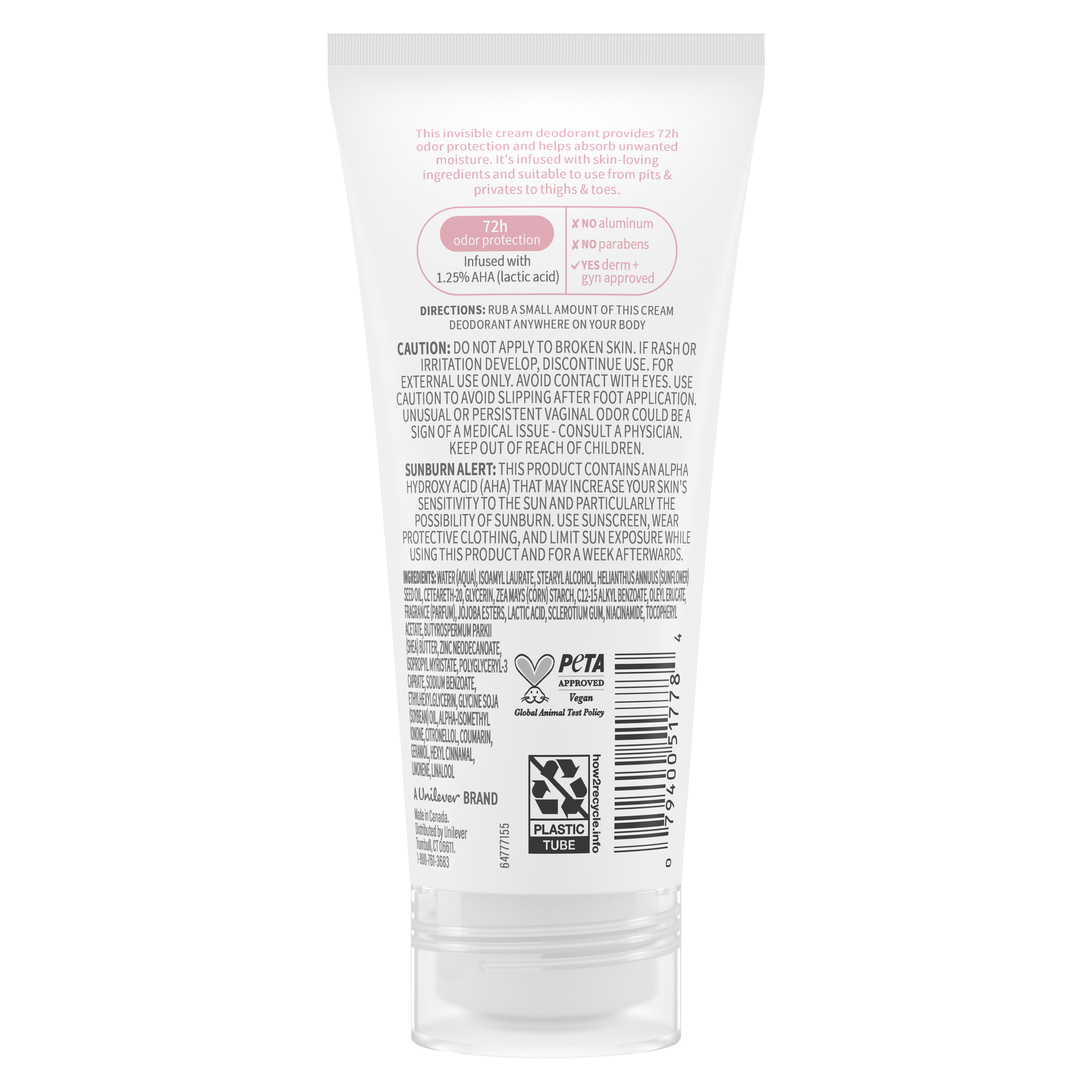 Whole Body Deo Raspberry & Rose Deodorant Cream