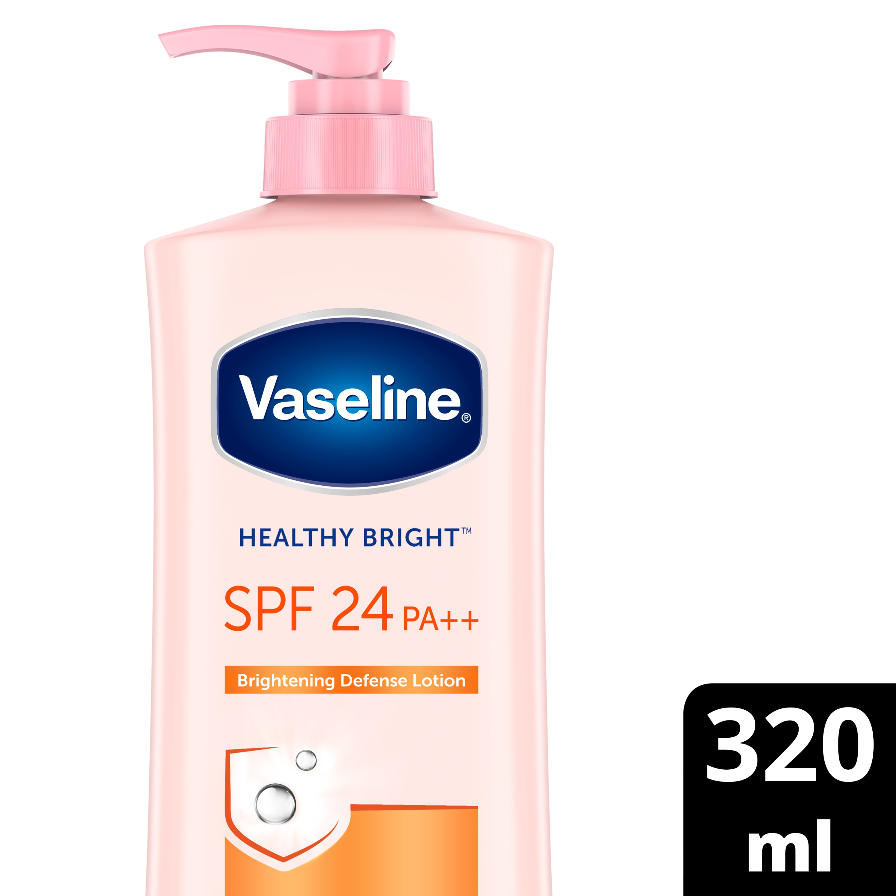 Vaseline Healthy Bright SPF24 PA++ Sun + Pollution Protection Brightening Defense Lotion