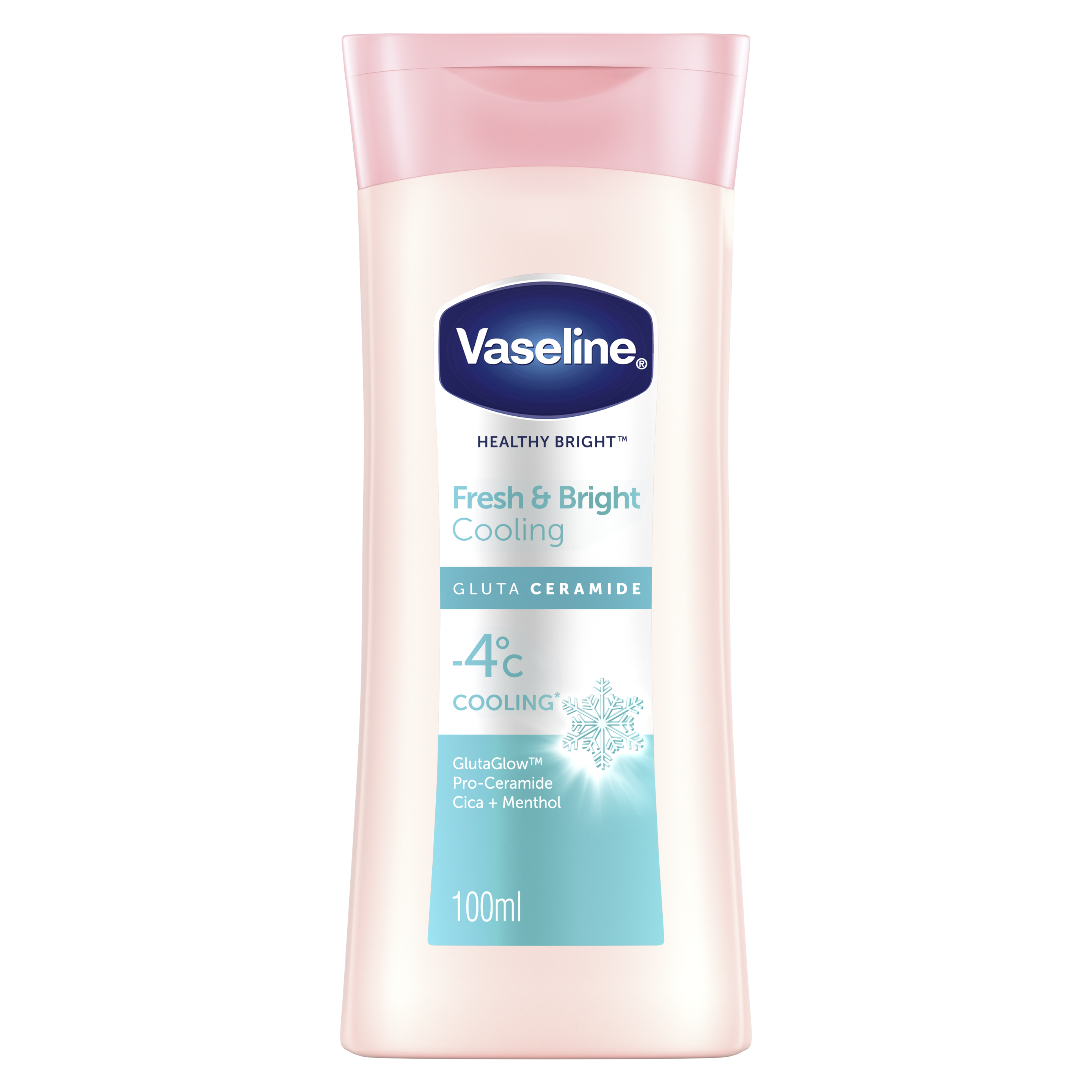 Vaseline Healthy Bright Fresh & Bright Cooling UV Gel 100ml FOP Pack packshot