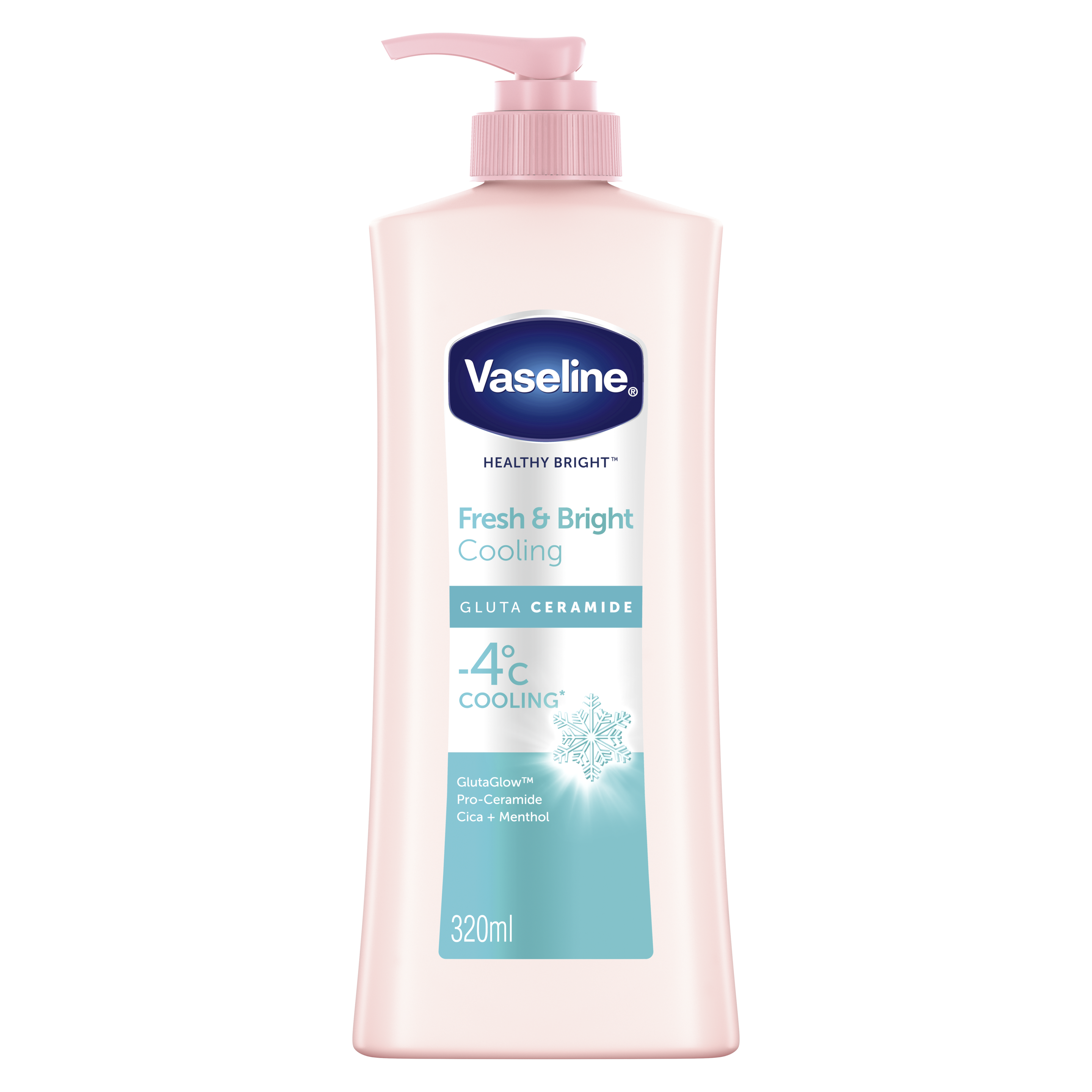 Vaseline Healthy Bright Fresh & Bright Cooling UV Gel 320ml FOP Pack