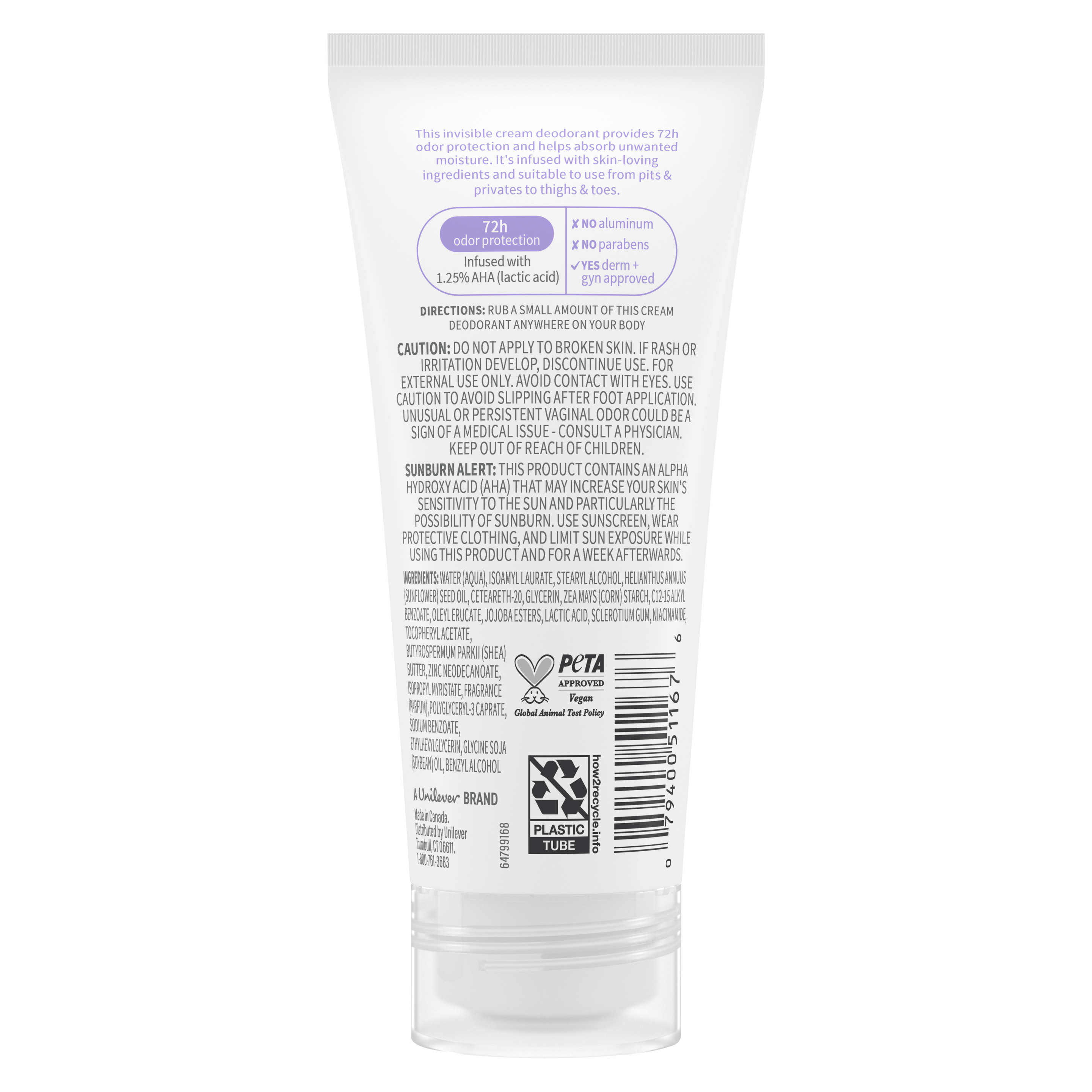 Whole Body Deo Coconut and Vanilla Invisible Cream