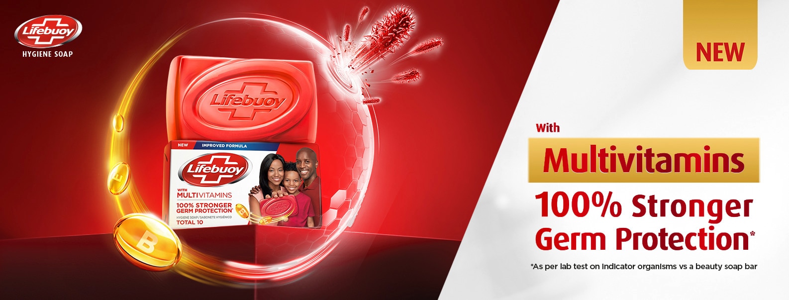 New Lifebuoy, Now with Multivitamins