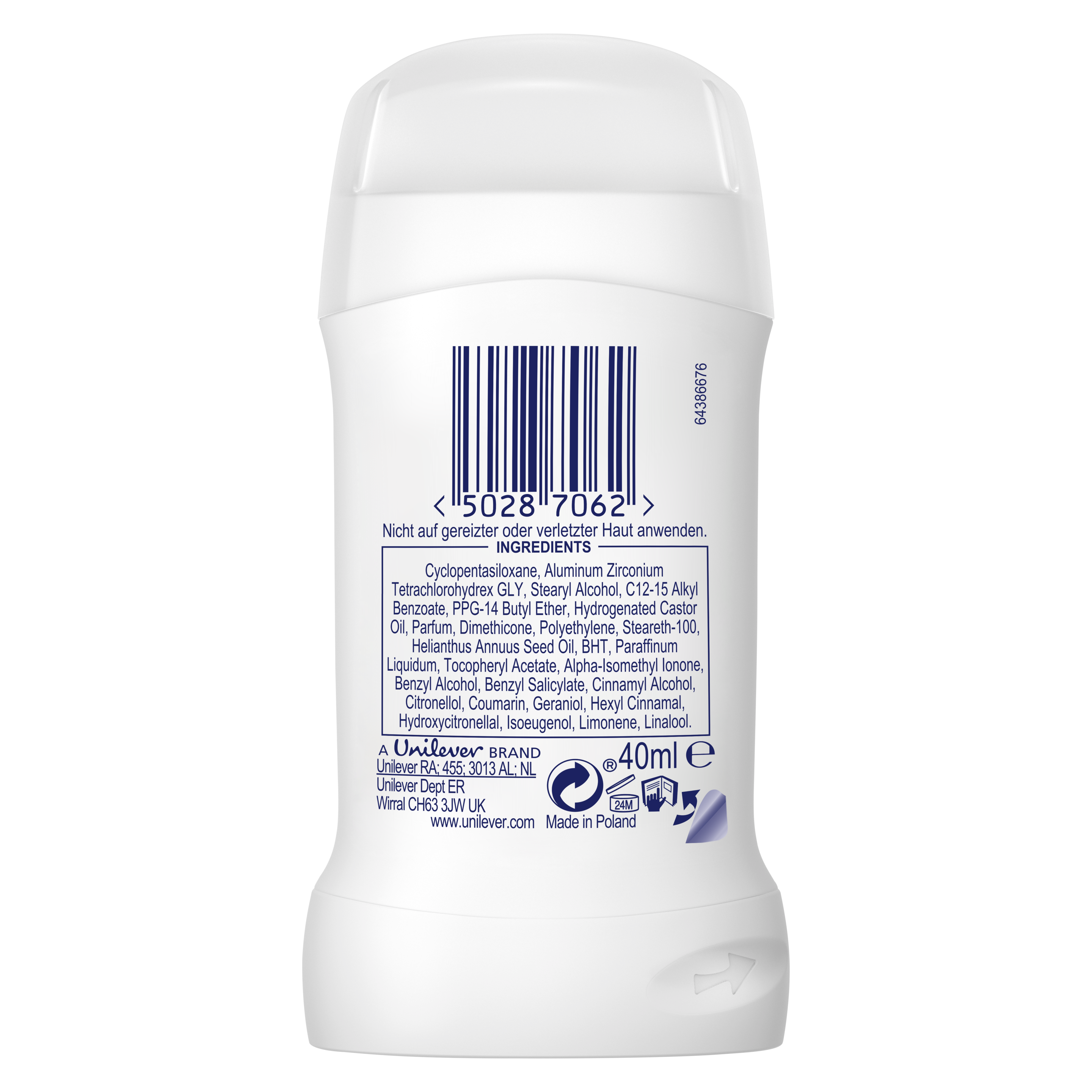 Invisible Dry Antiperspirant Deodorant Stick