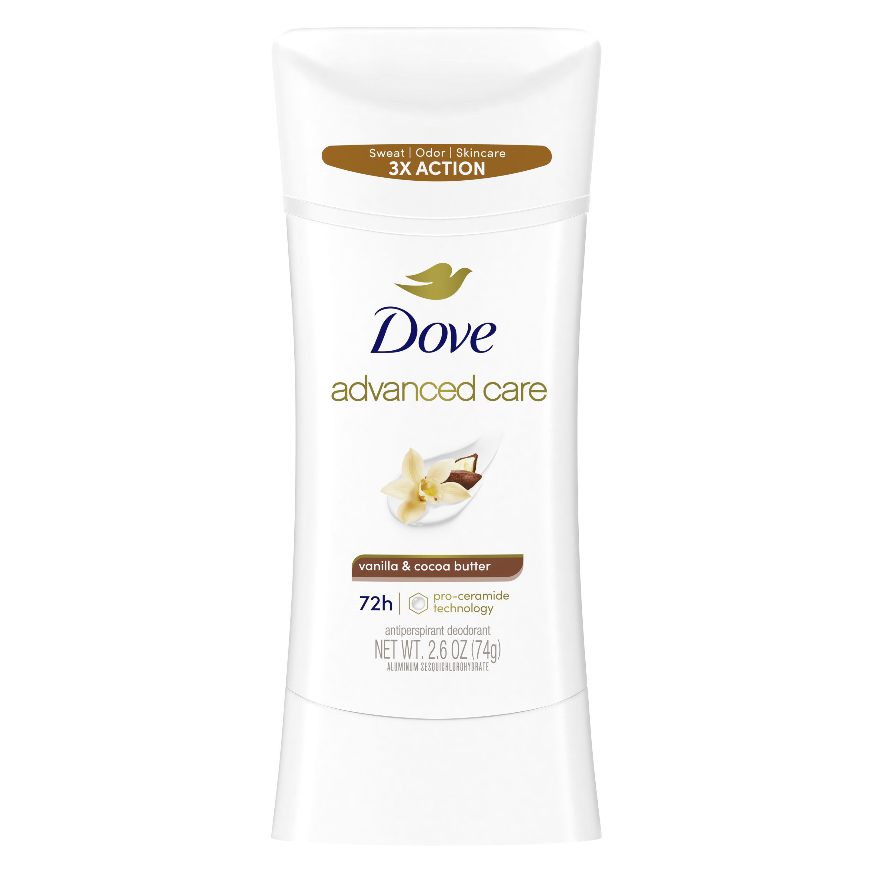 Advanced Care Vanilla & Cocoa Butter Antiperspirant Deodorant Stick