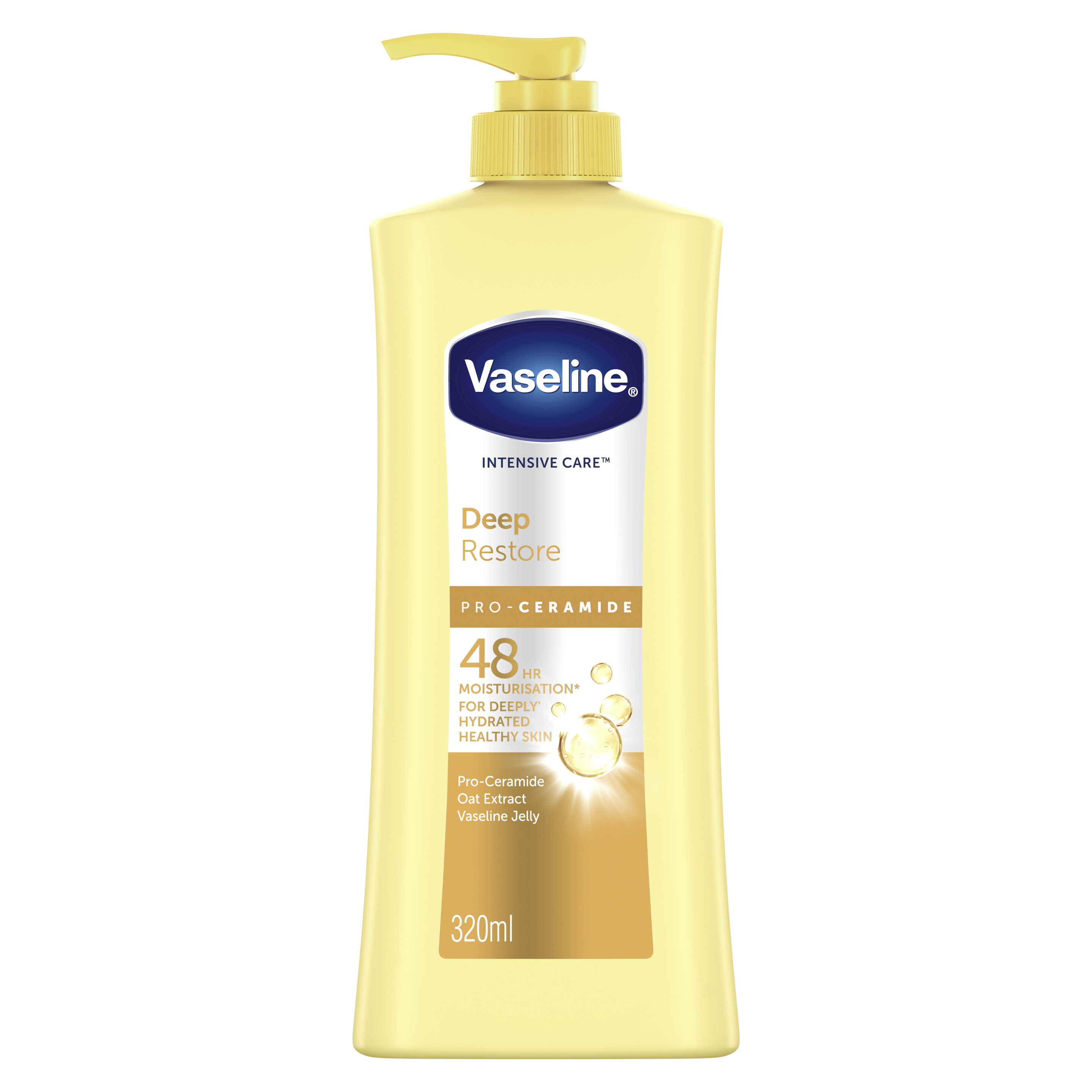 Vaseline Intensive Care Deep Restore 320ml FOP Pack