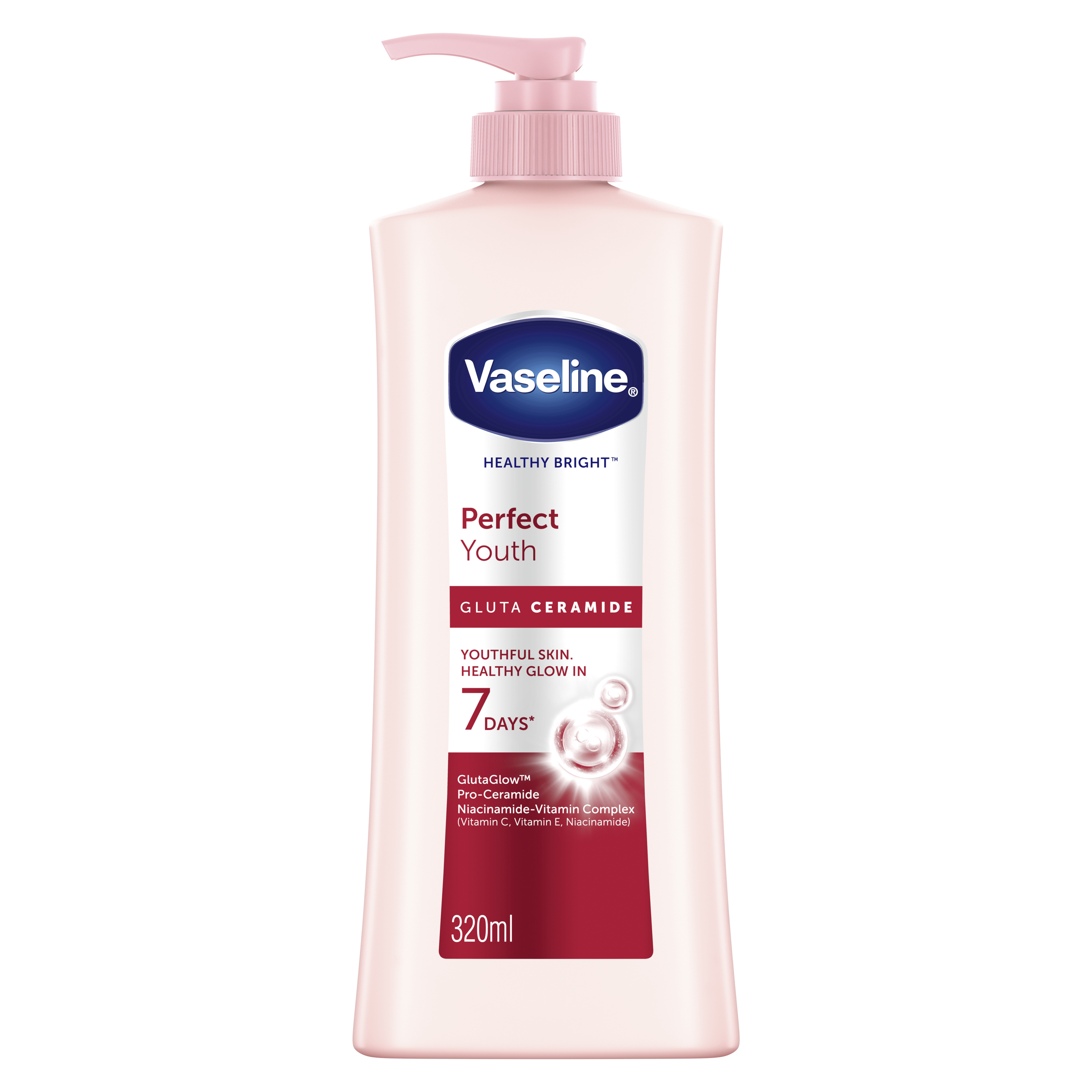 Vaseline Healthy Bright Perfect Youth 320ml FOP Pack