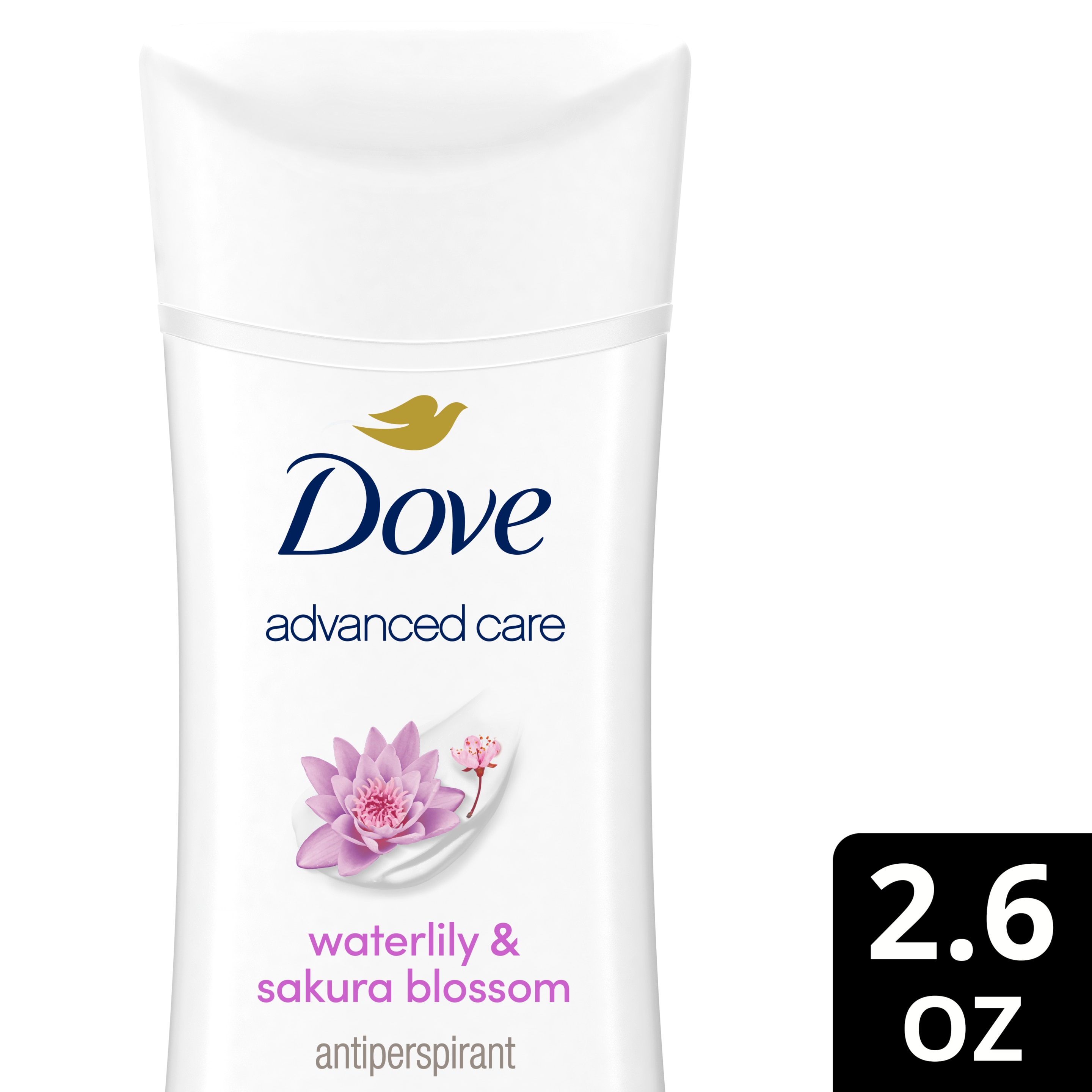 Dove Advanced Care Waterlily & Sakura Blossom Antiperspirant Stick 2.6 oz