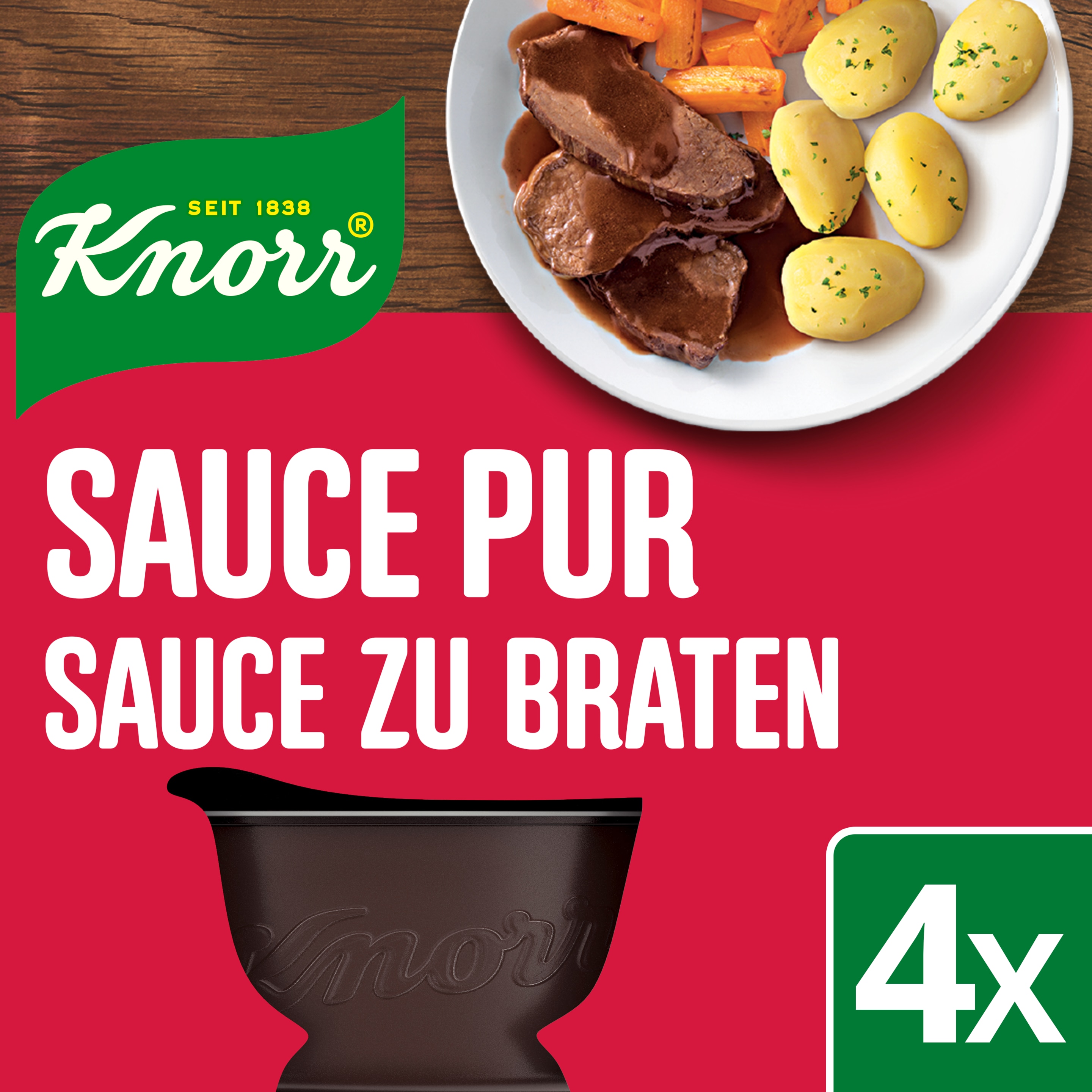 Knorr Sauce Pur Sauce zu Braten 12 Portionen packshot