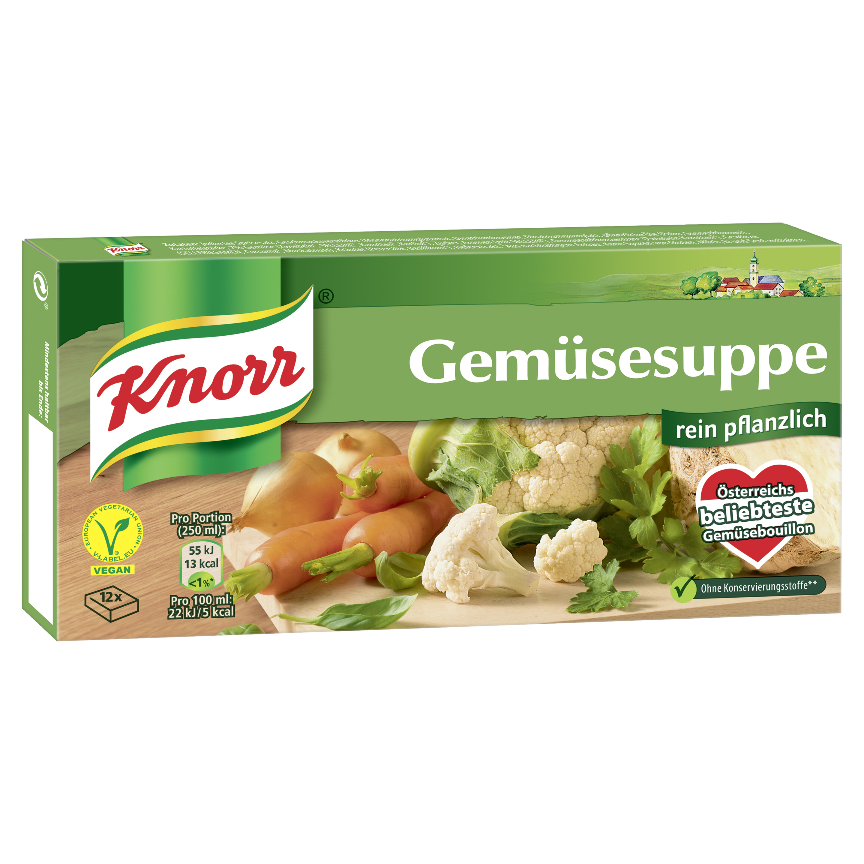 Knorr Gemüsesuppe Würfel 24 Portionen