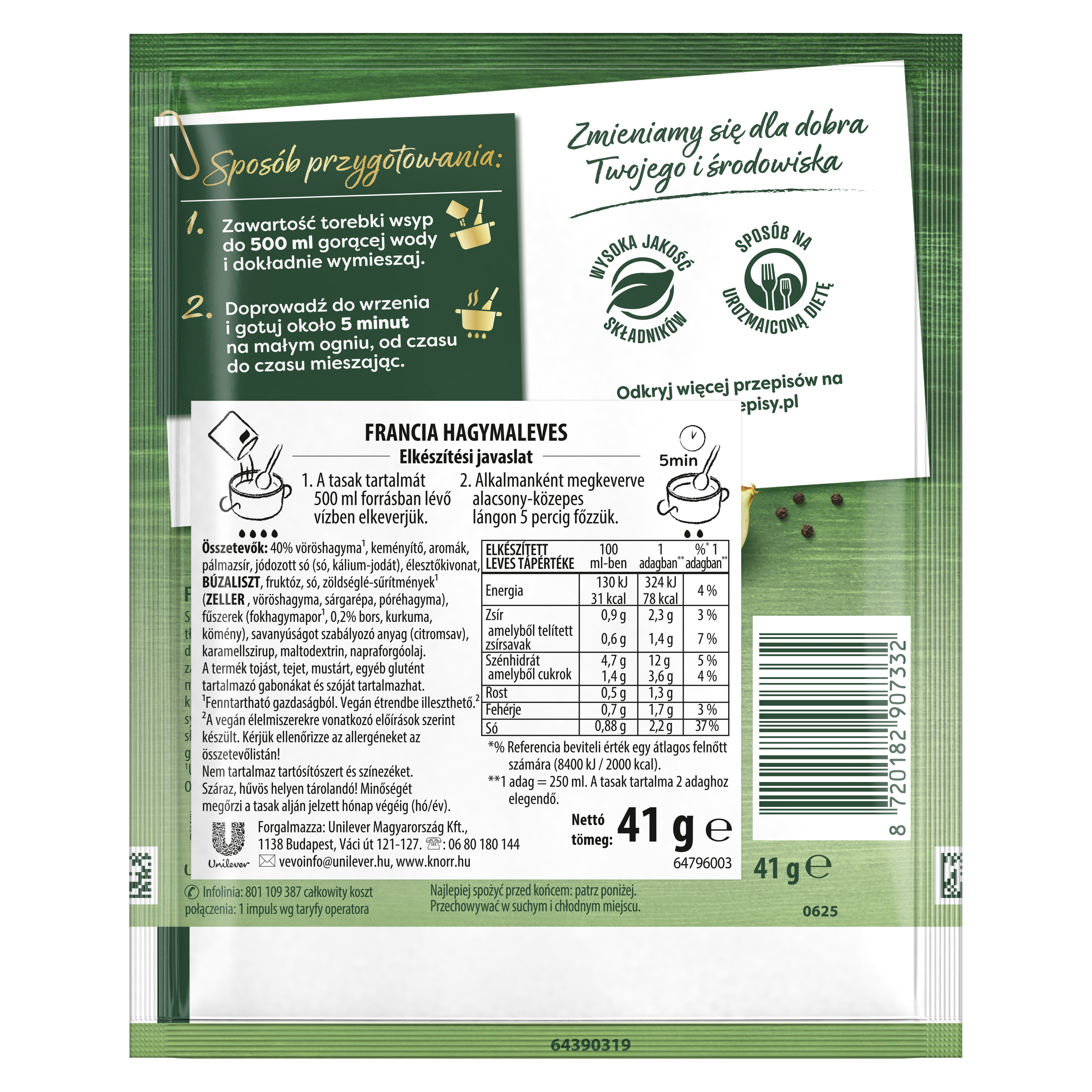 Knorr Francia hagymaleves