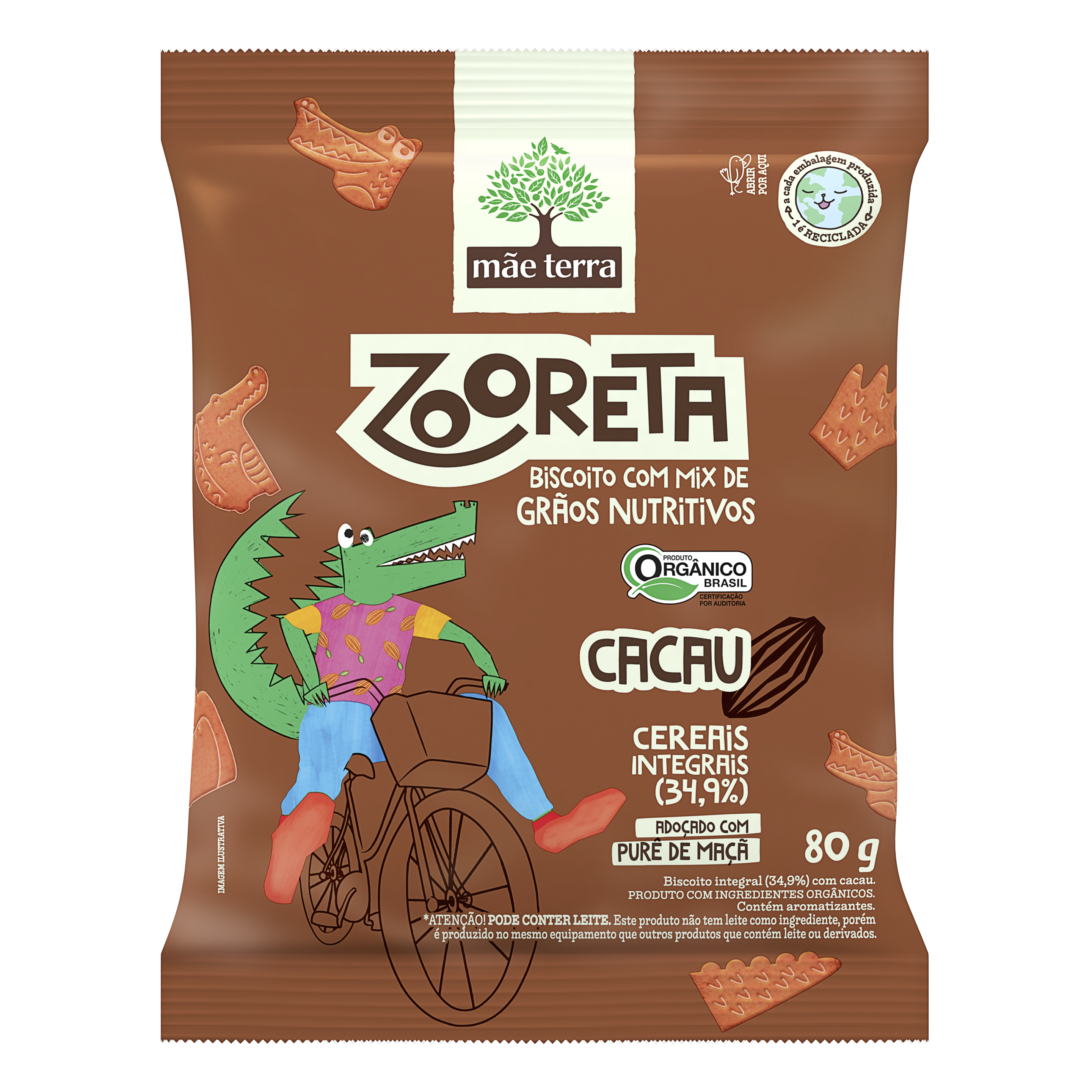 Zooreta Biscoito Cacau Orgânico