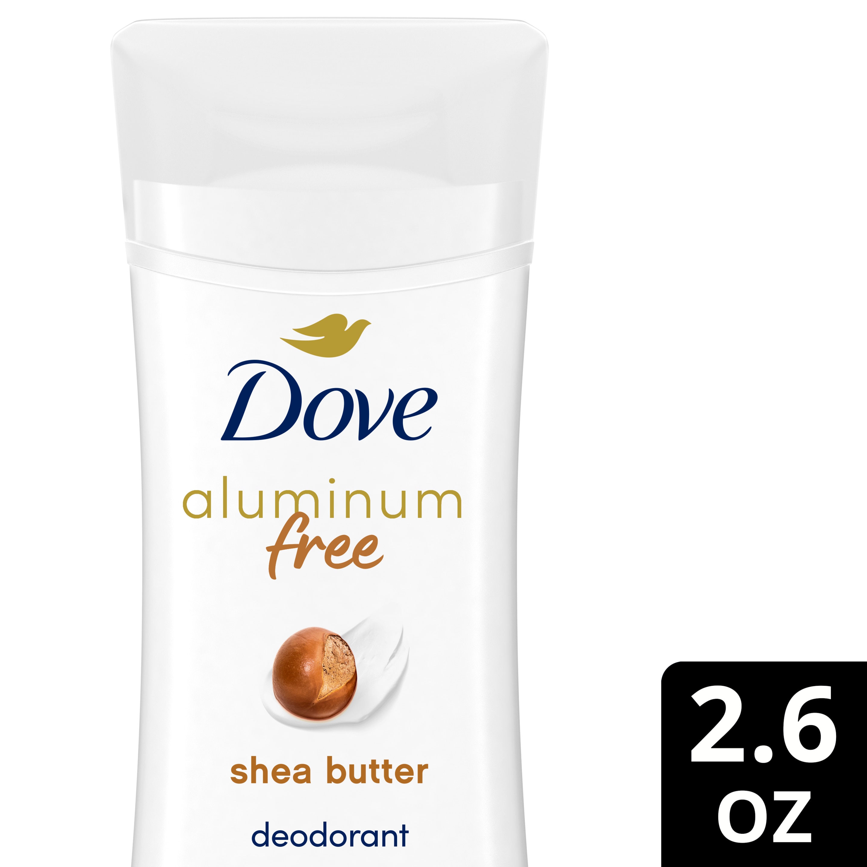 Dove Aluminum Free Deodorant Stick Shea Butter 2.6 oz