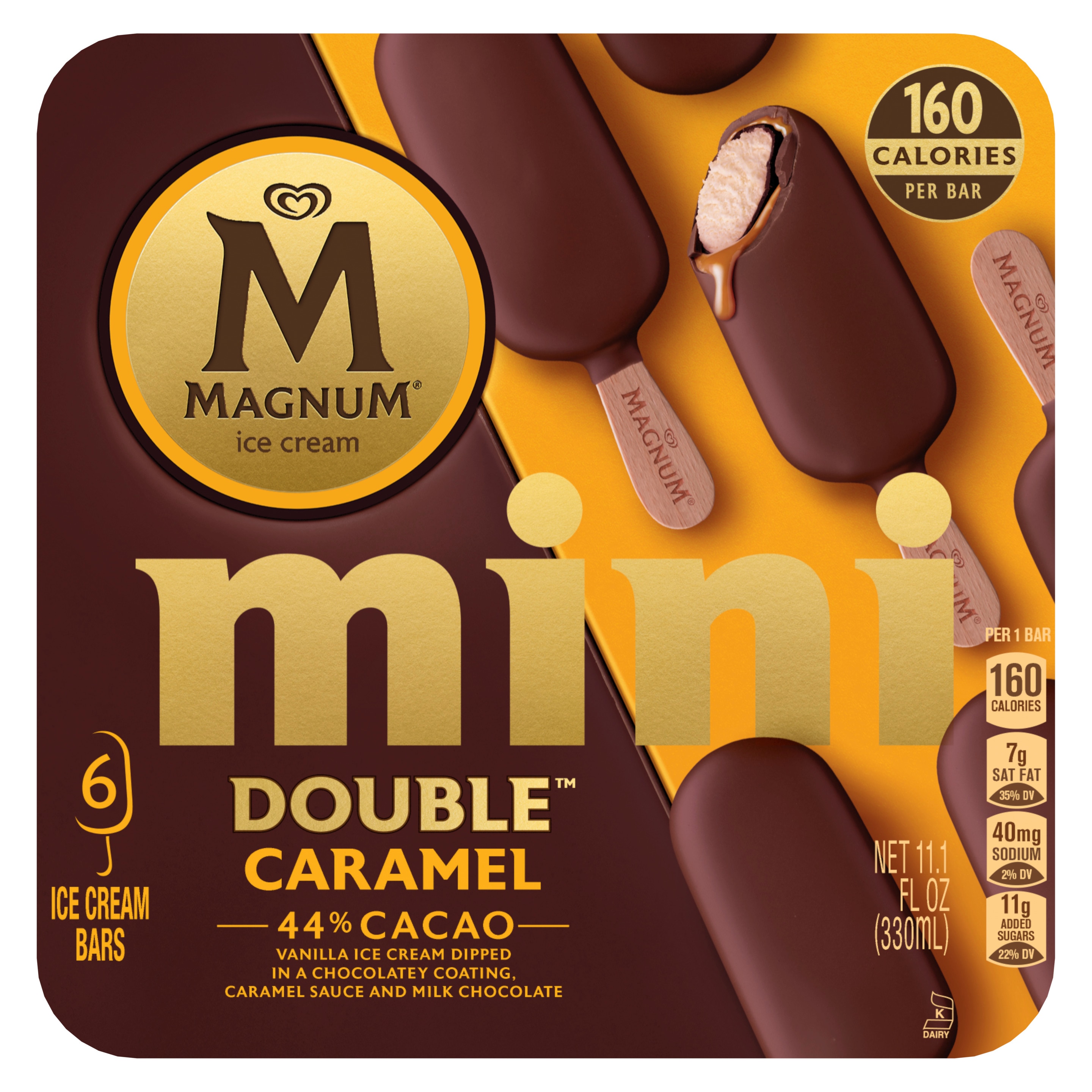 Mini Double Caramel Ice Cream Bar