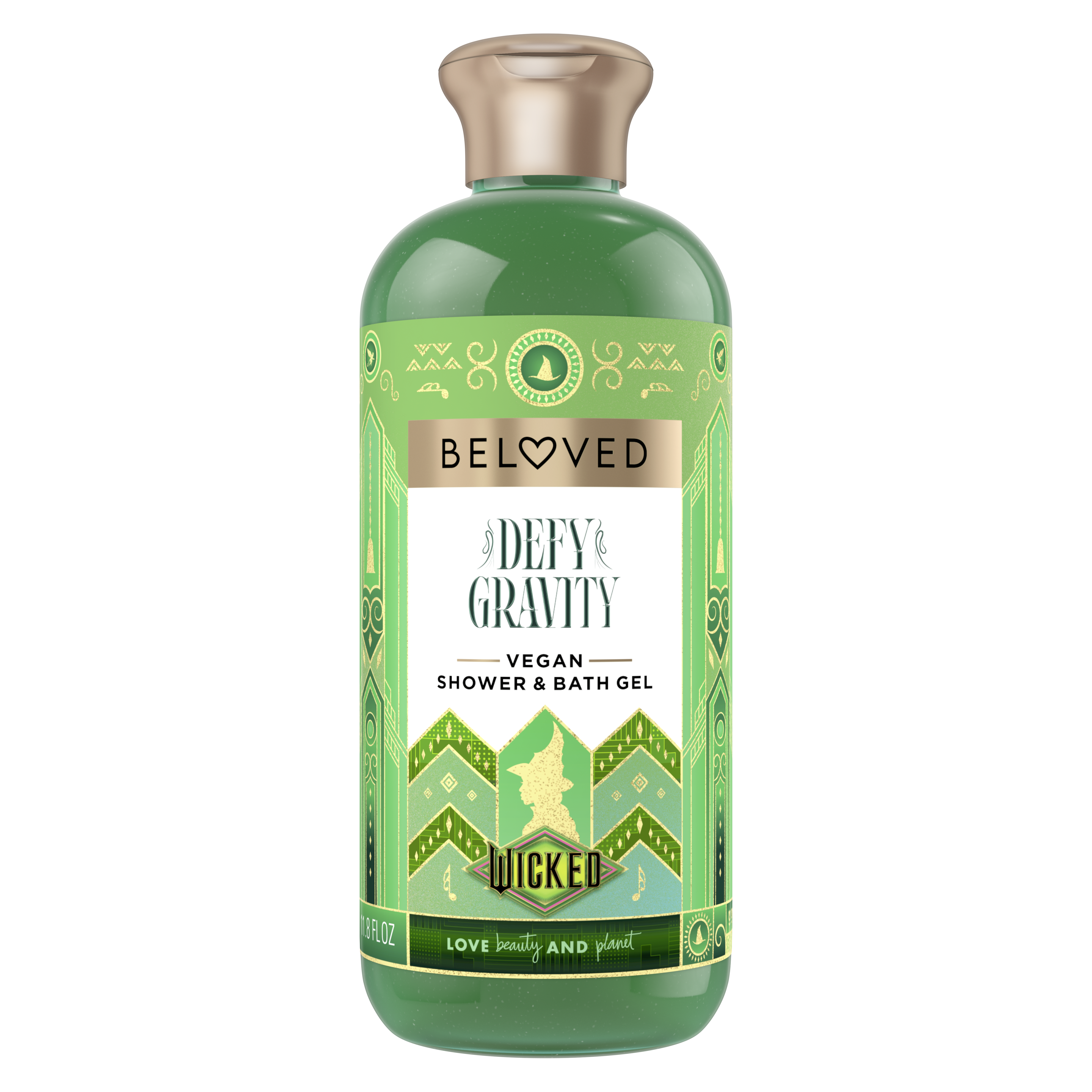 Front of shower & bath gel Beloved Defy Popular Shower & Bath Gel