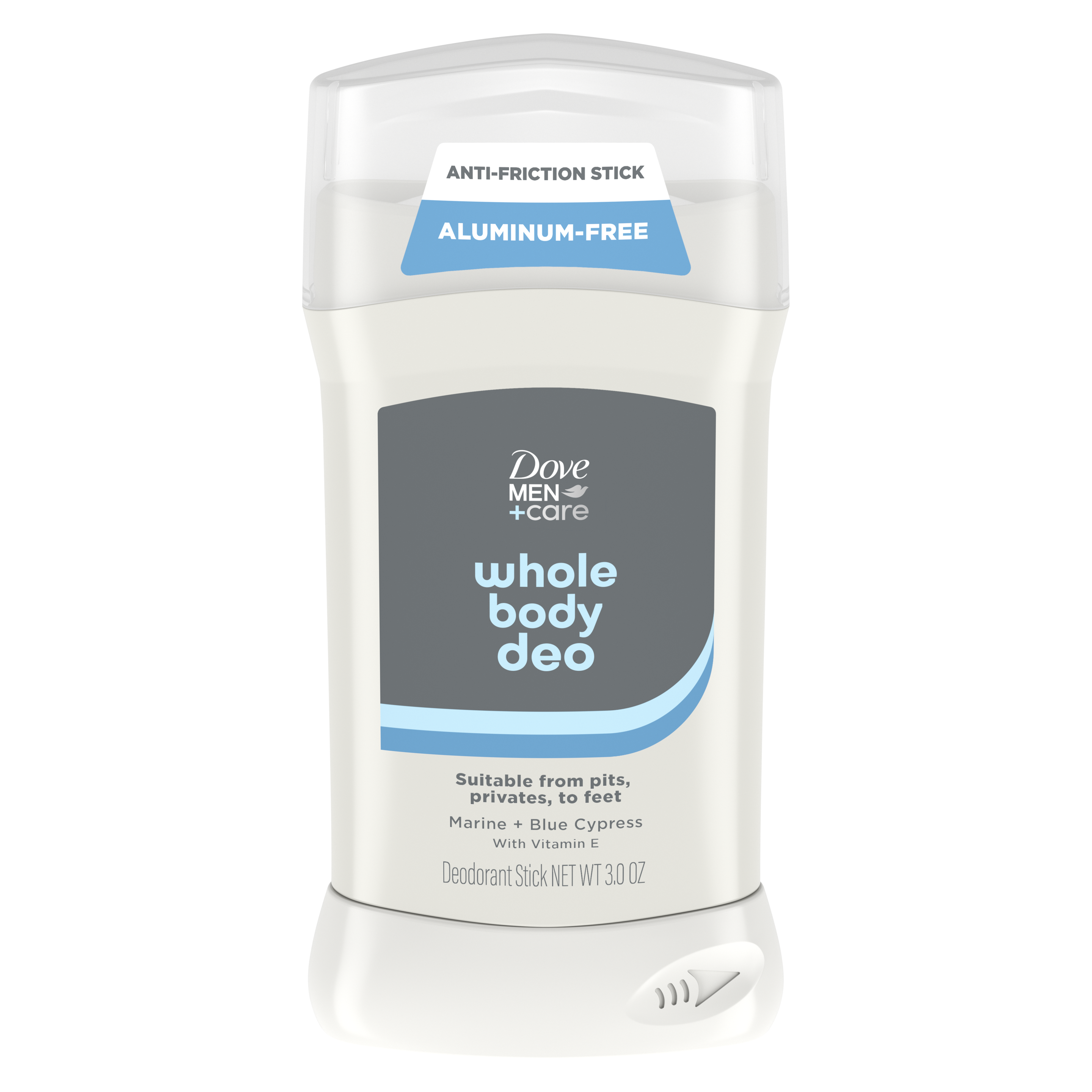 Dove Men+Care Marine and Blue Cypress Whole Body Deo Deodorant Stick packshot