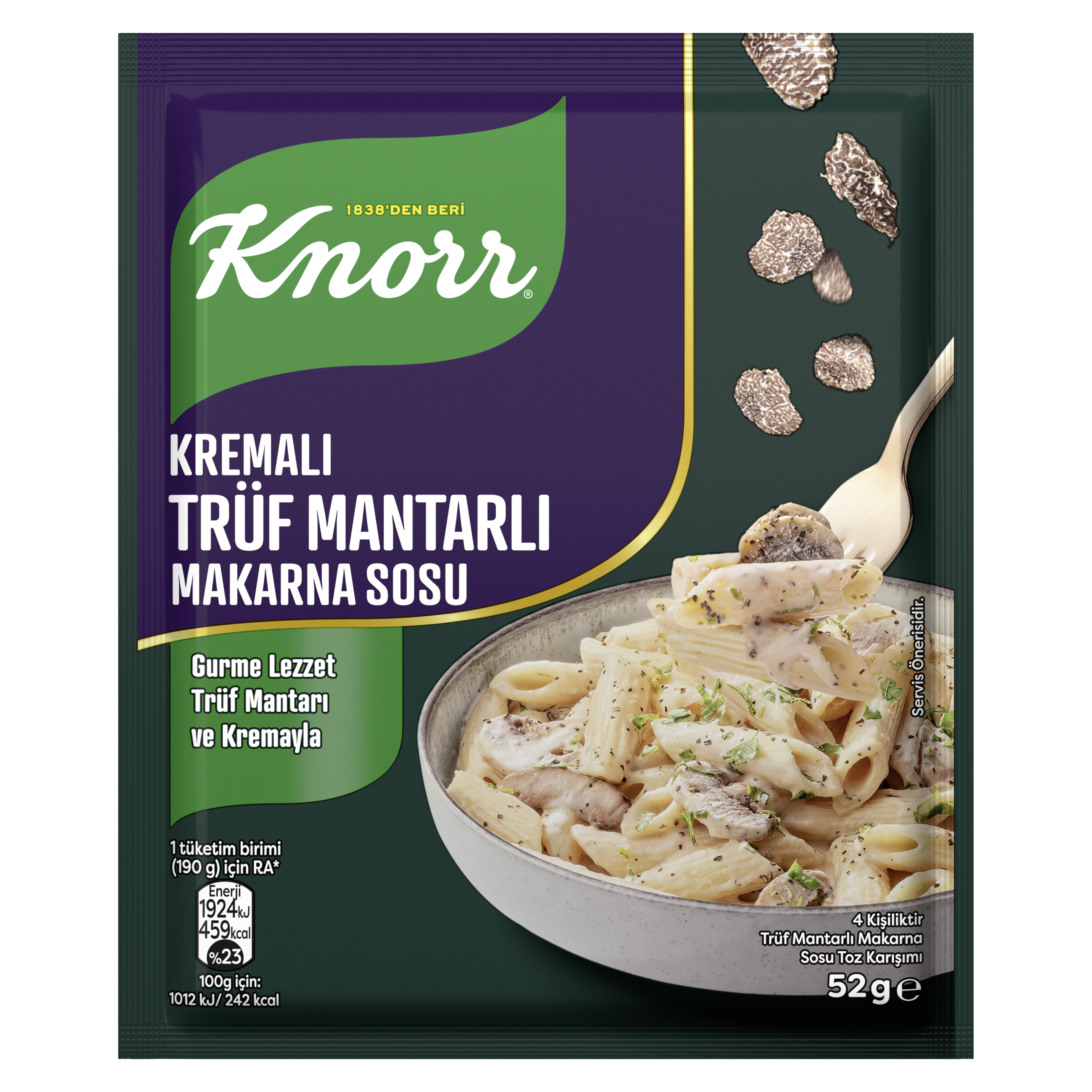 Knorr Trüf Mantarli Makarna Sosu packshot
