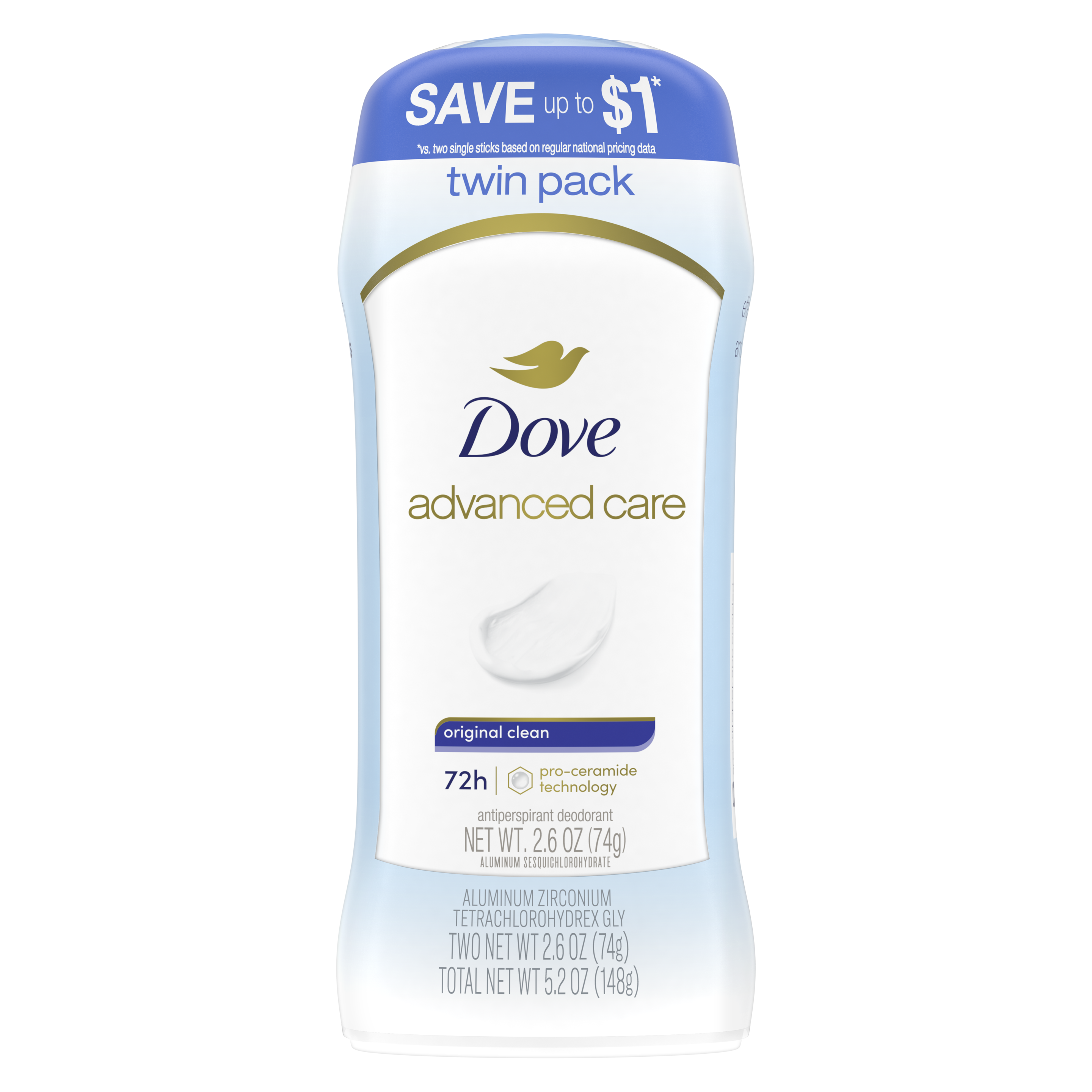 Invisible Solid Antiperspirant, Original Clean