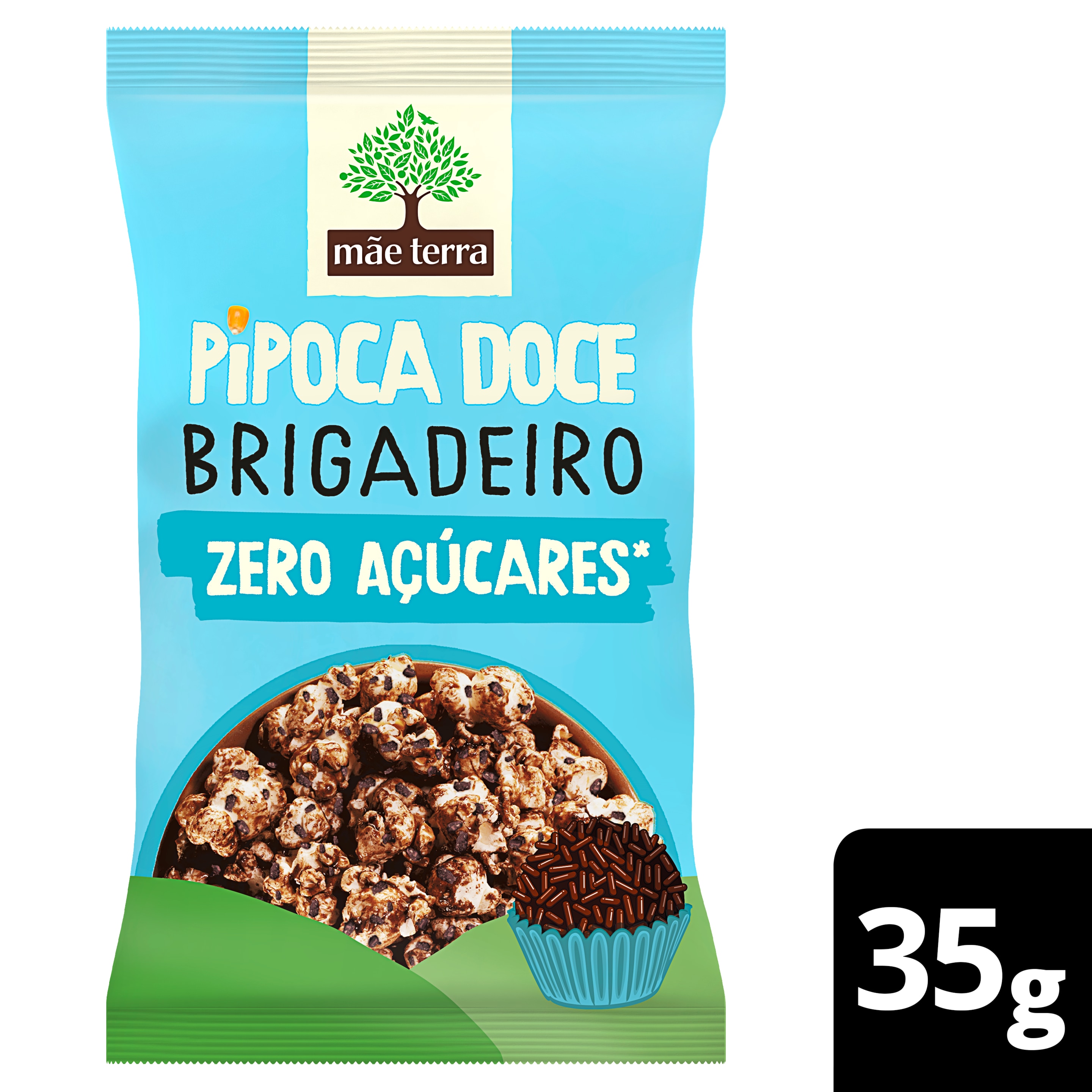Pipoca Doce Brigadeiro Zero 35g packshot