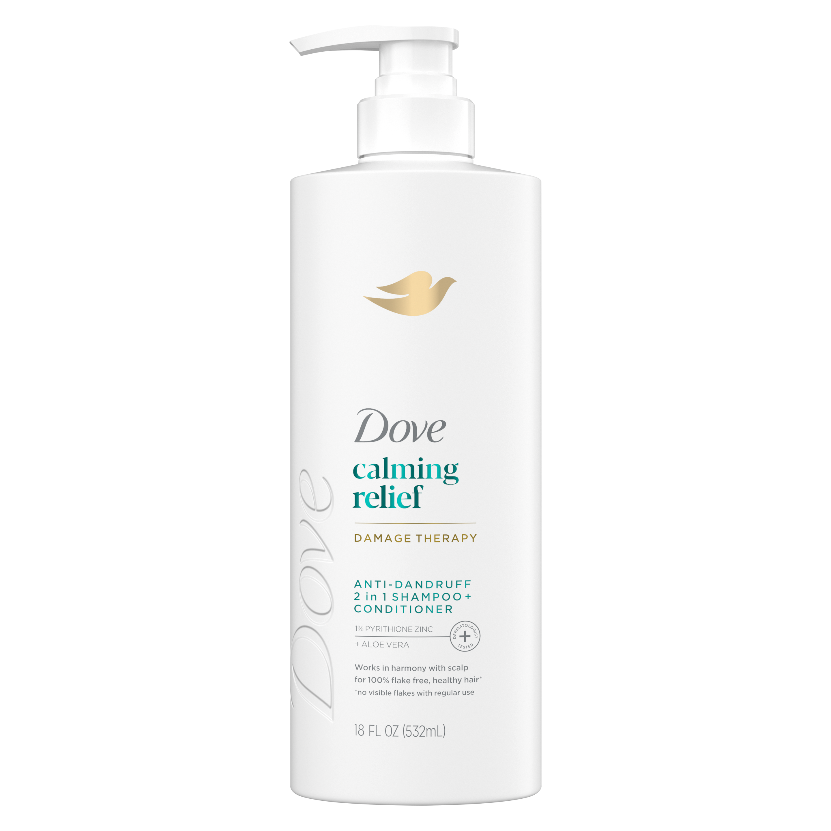Damage Therapy Calming Relief 2 in 1 Anti-Dandruff Shampoo and Conditioner by Dove