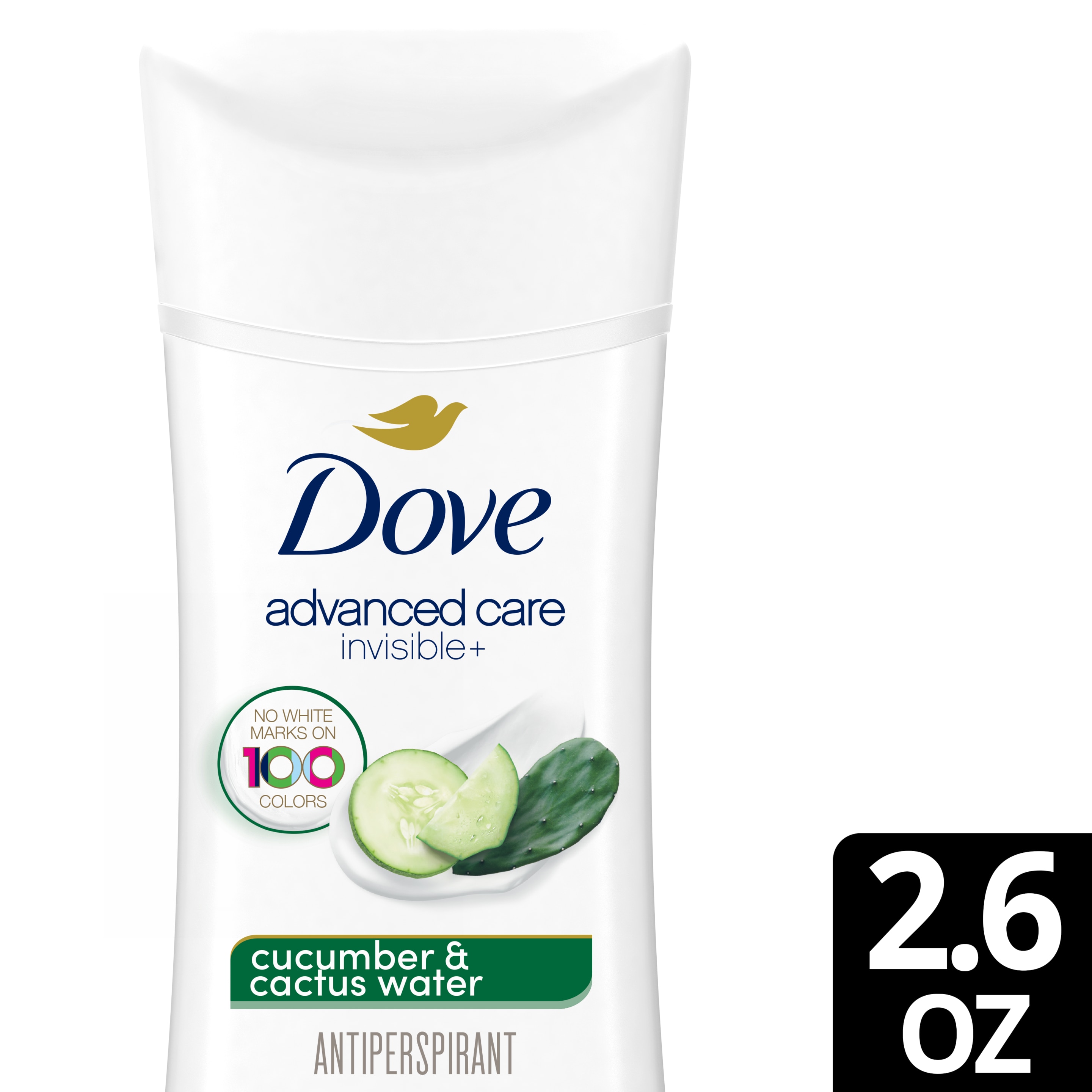 Dove Advanced Care Invisible Cucumber & Cactus Water Antiperspirant Stick 2.6 oz