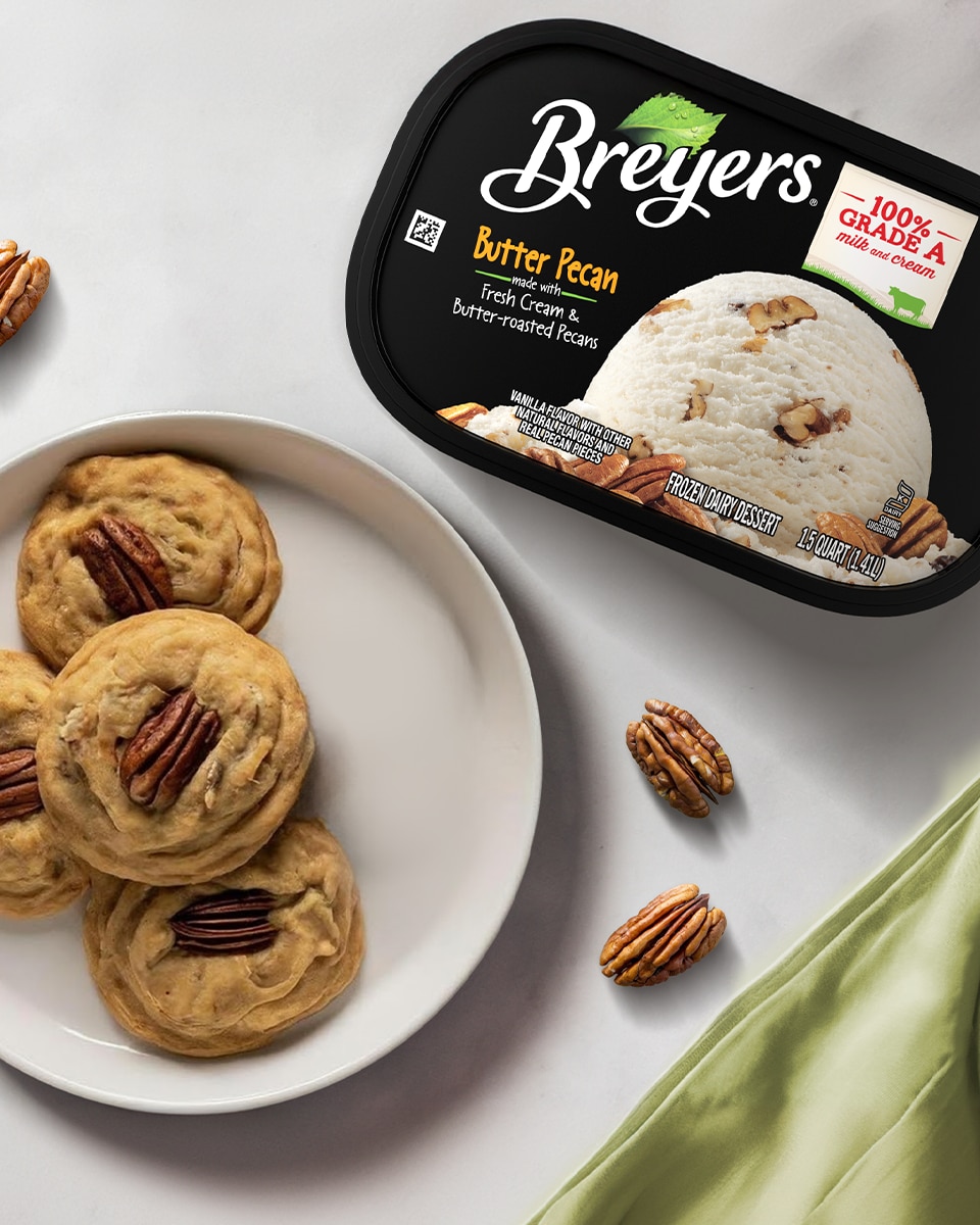 Breyers Butter Pecan Cookies