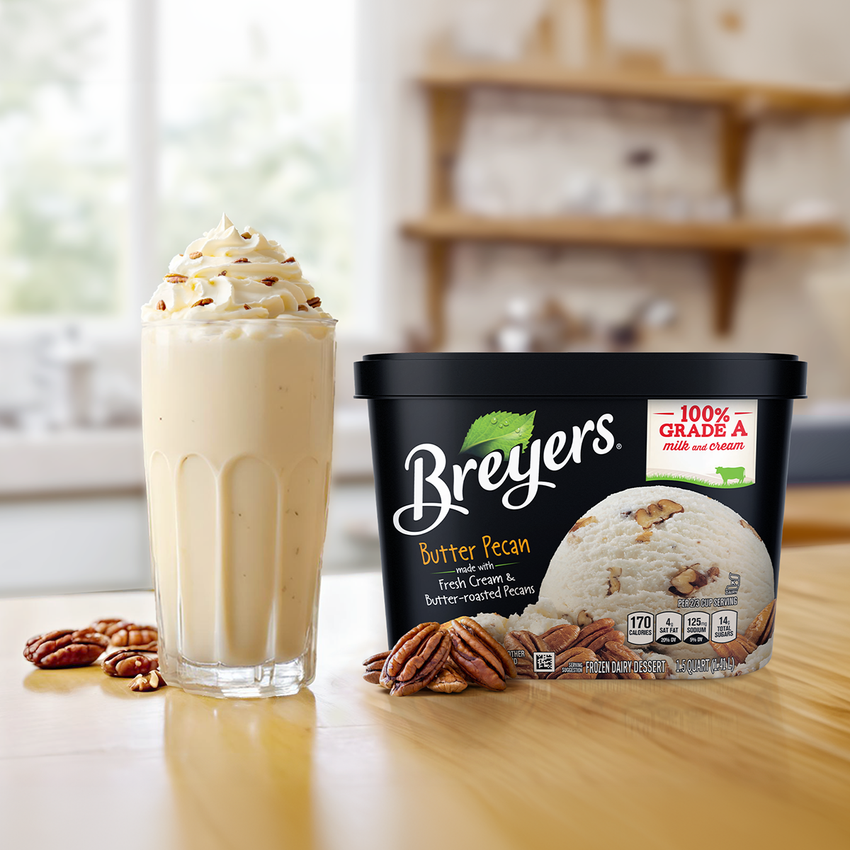 Butter Pecan Milkshake