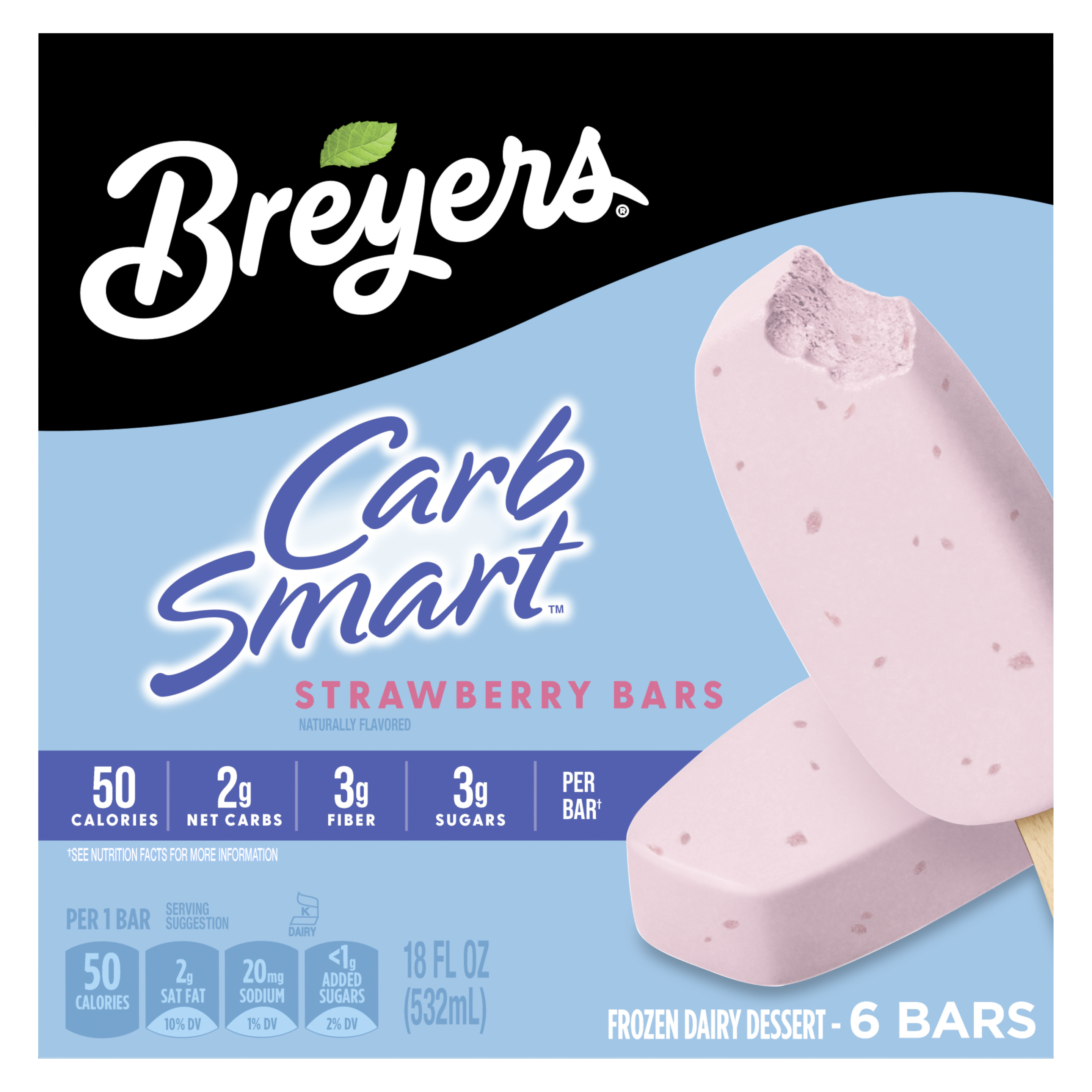 CarbSmart™ Strawberry Bar Breyers®