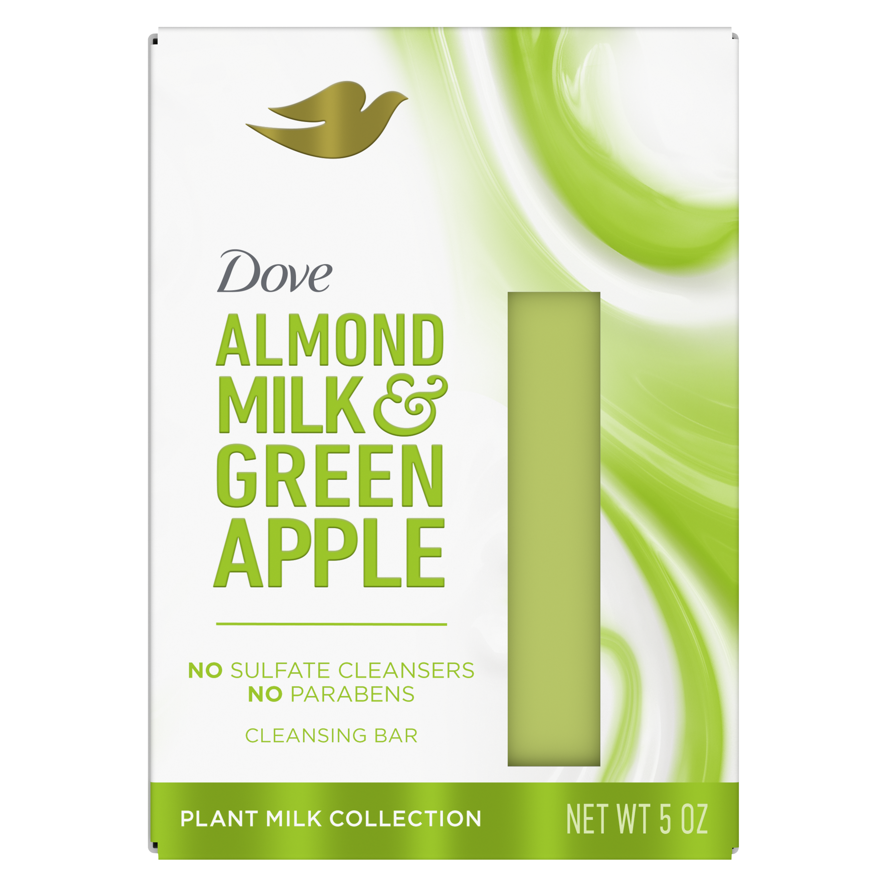 Dove Almond Milk & Green Apple Plant Milk Cleansing Bar