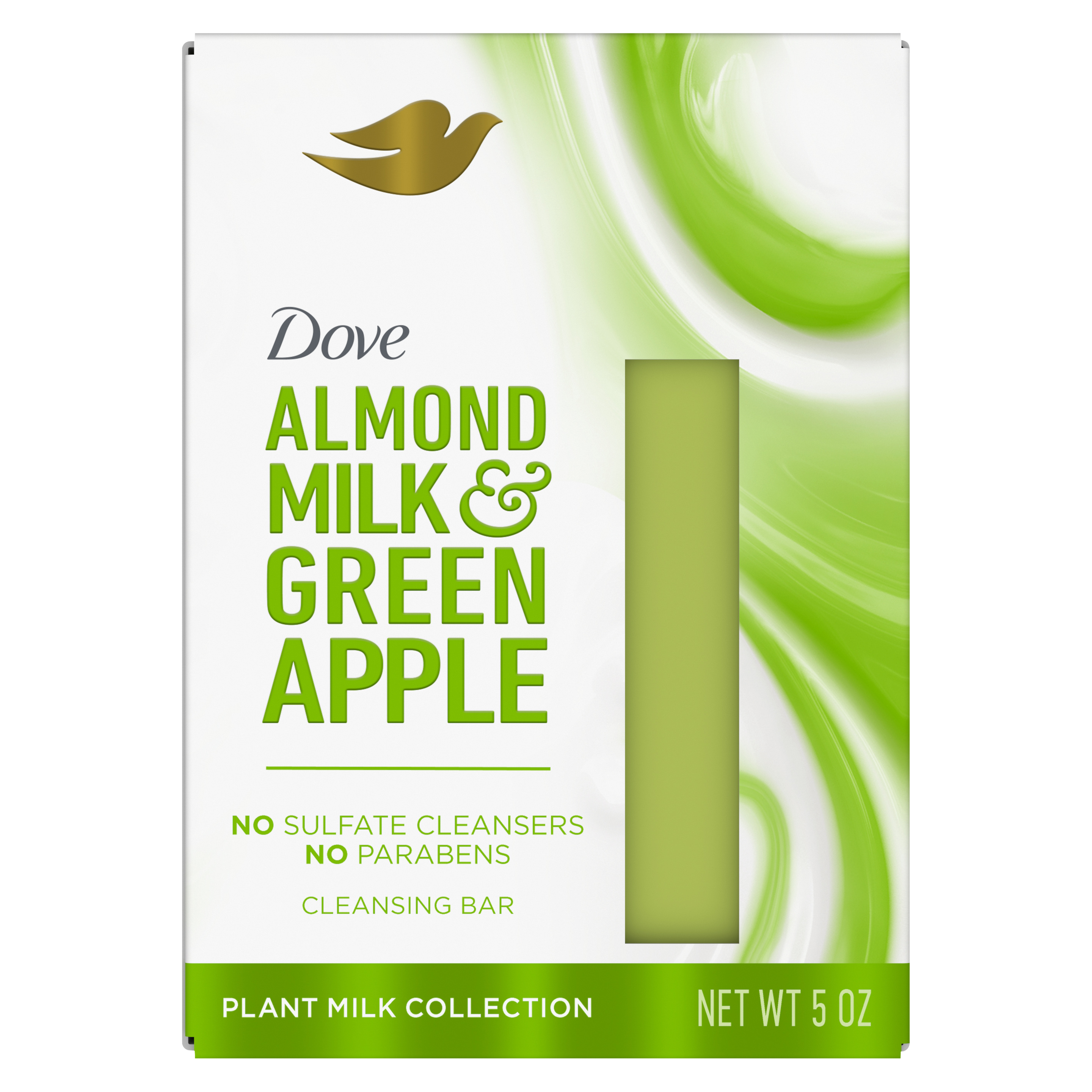 Almond Milk & Green Apple Plant Milk Cleansing Bar by Dove