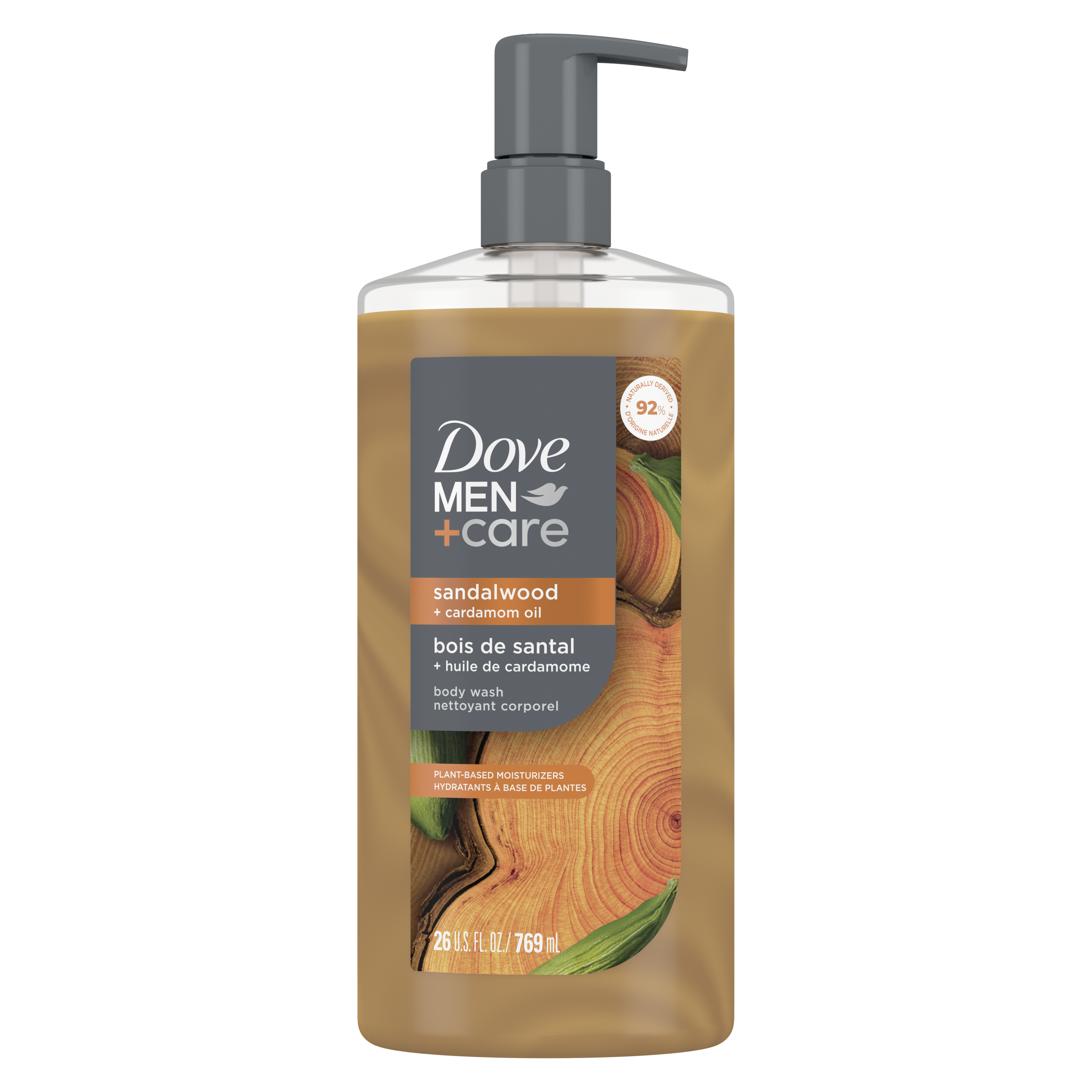 Men+Care Sandalwood + Cardamom Oil Body Wash