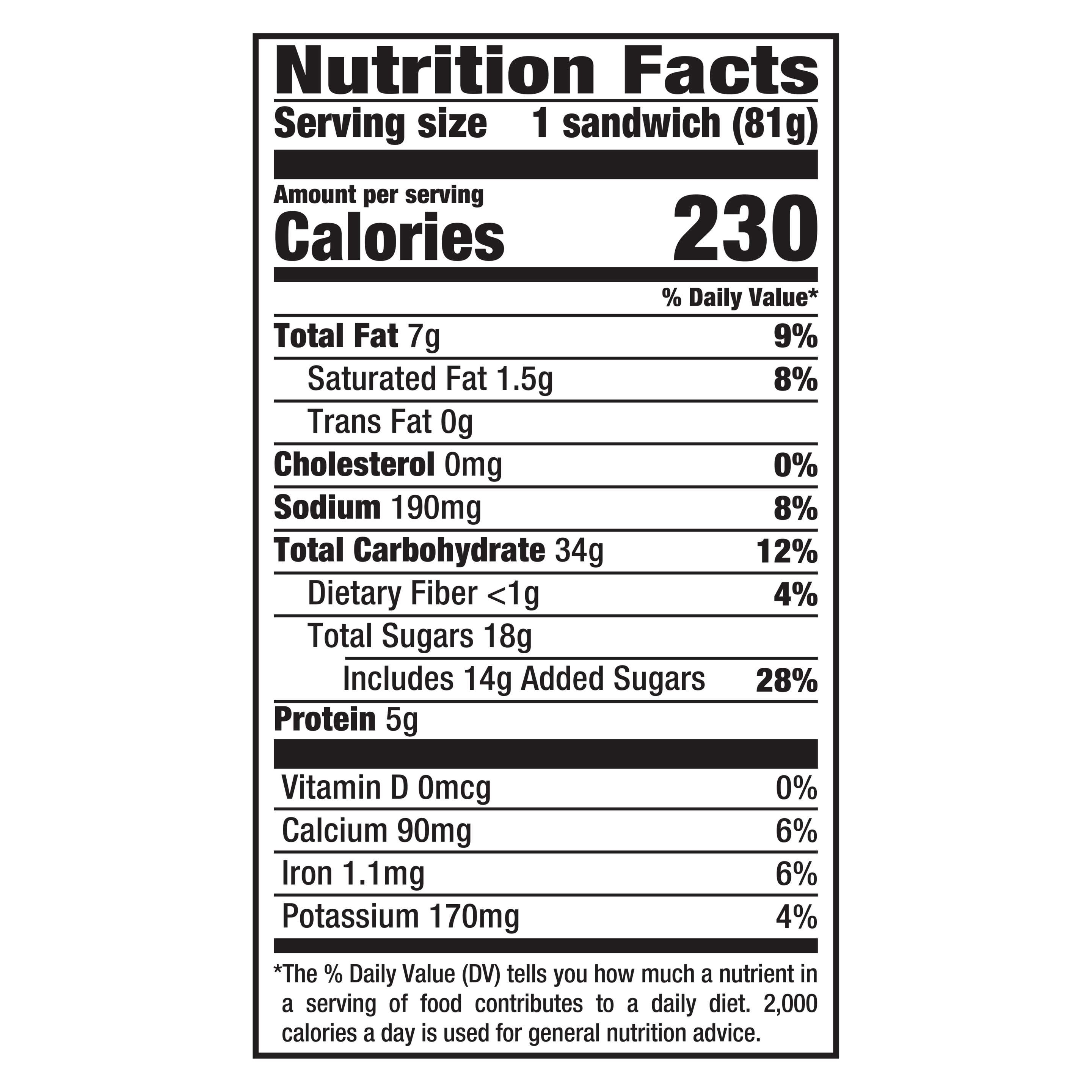 REESE'S Peanut Butter Sandwich