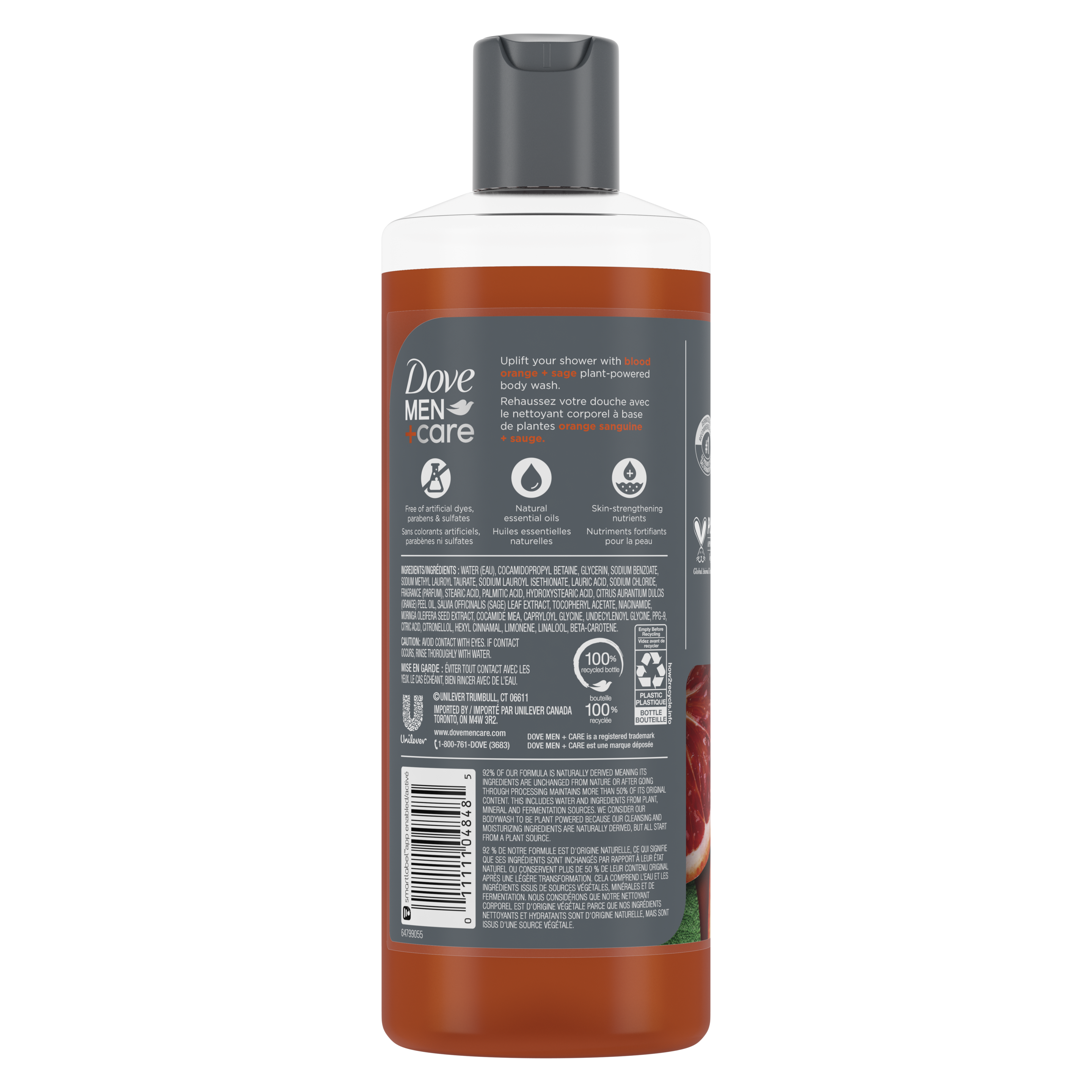 Men+Care Blood Orange + Sage Body Wash