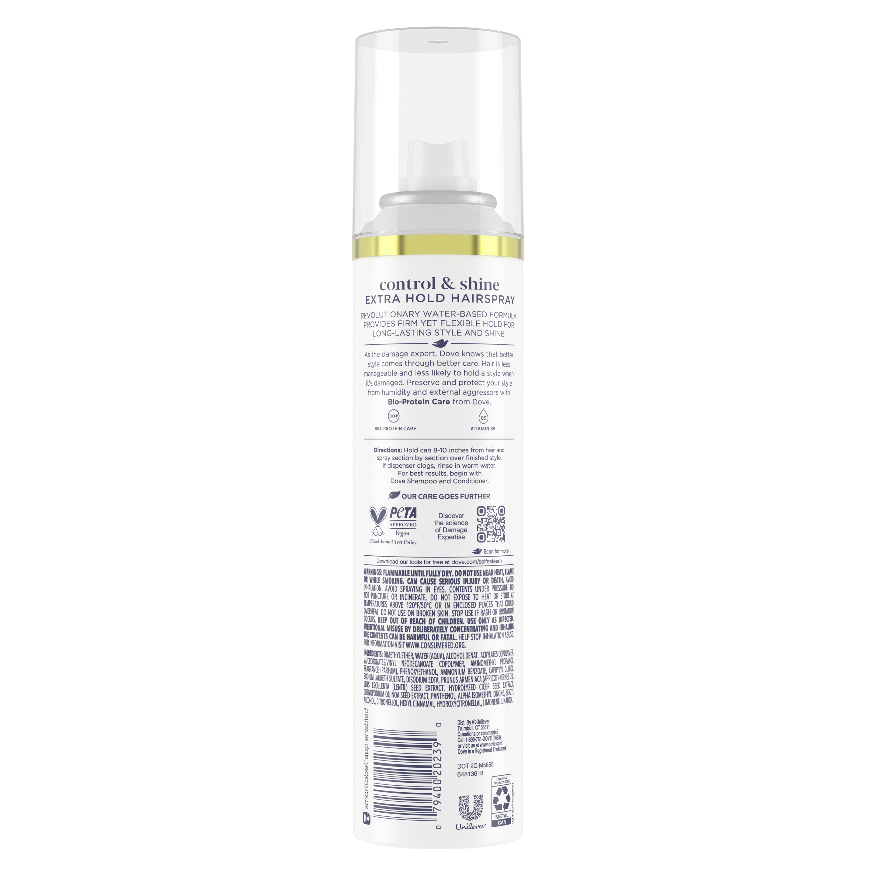 Dove Control & Shine Hairspray