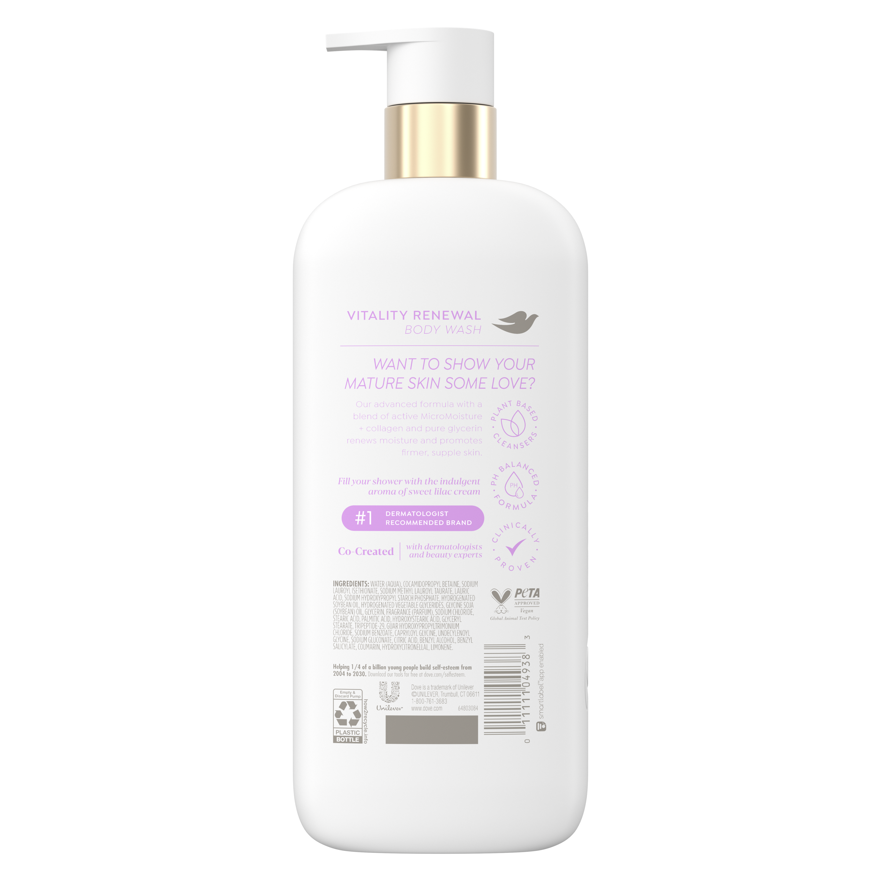 Vitality Renewal Serum Body Wash with firming Collagen