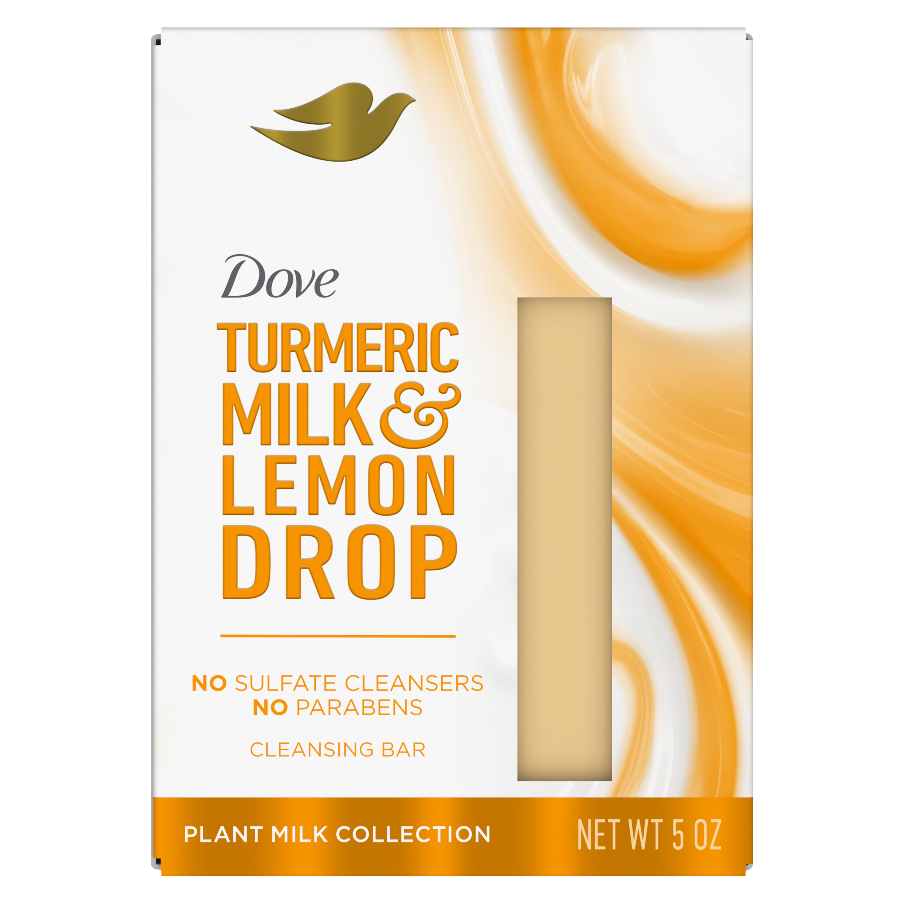 Turmeric Milk & Lemon Drop Plant Milk Cleansing Bar by Dove